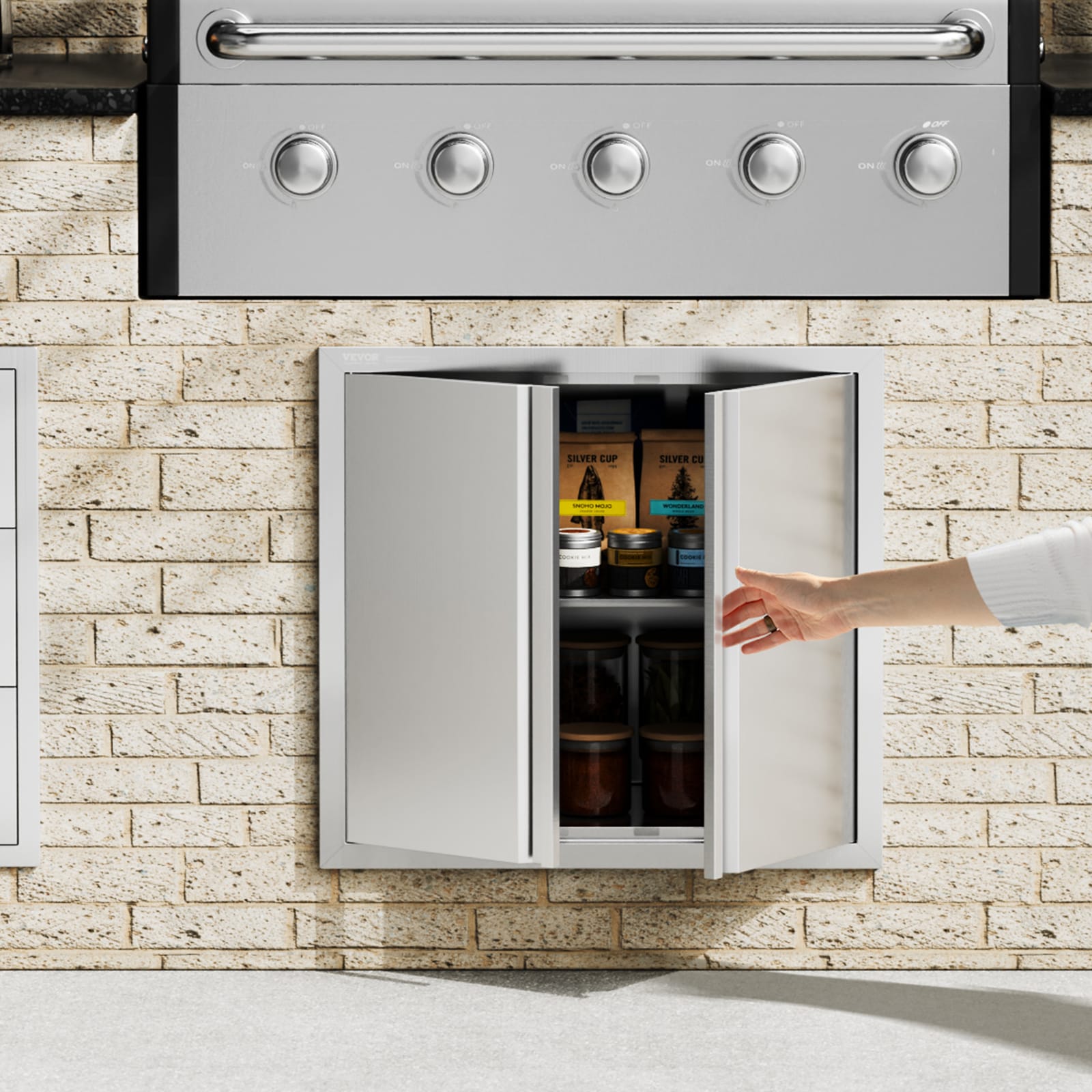 VEVOR SMABSCJMYS26R8YITV0 Builtin-Grill-Cabinet-Parts - View #2