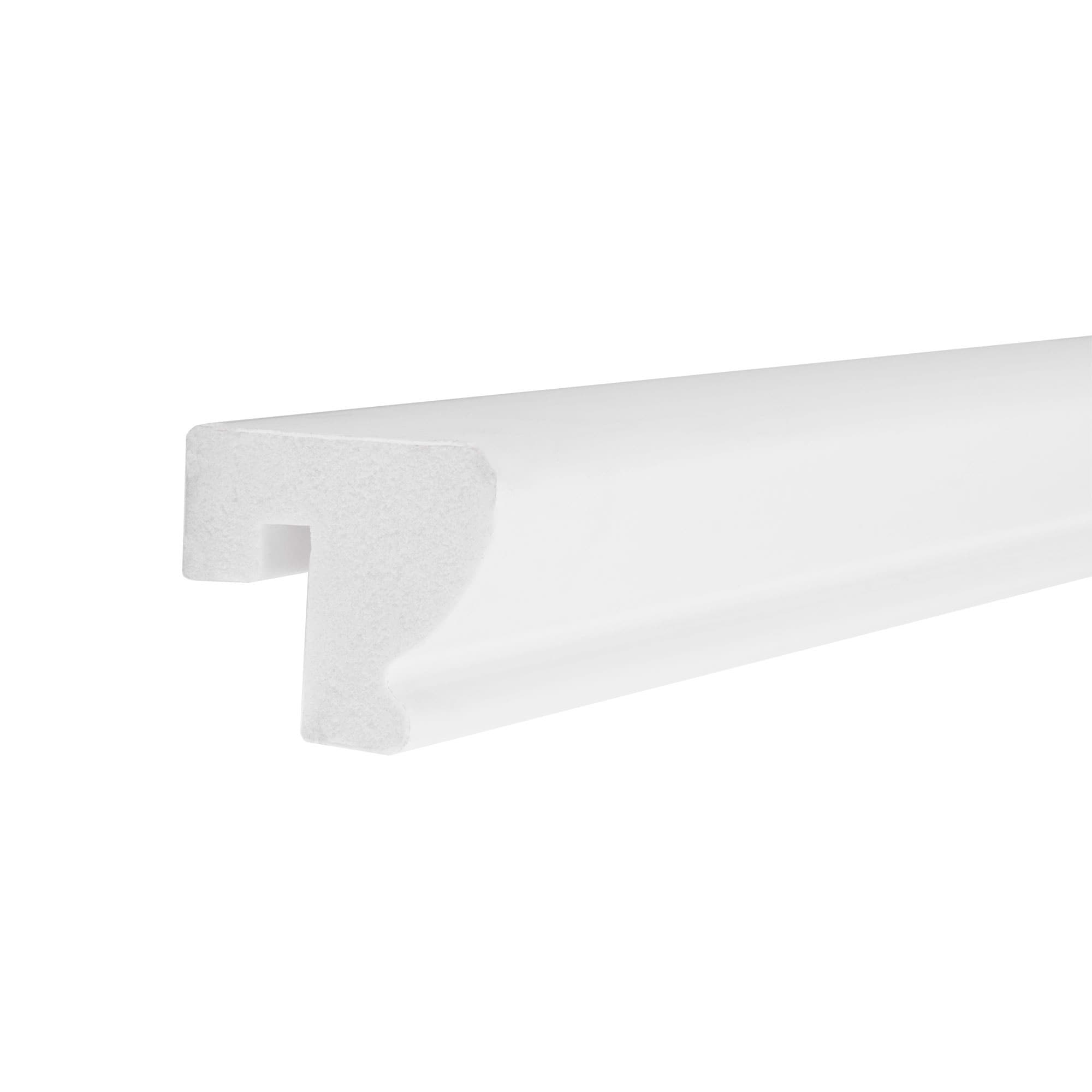 Architectural Products by Outwater 3P5.37.00023 1.25-in x 8-ft White Unfinished Polystyrene Wall Panel Moulding