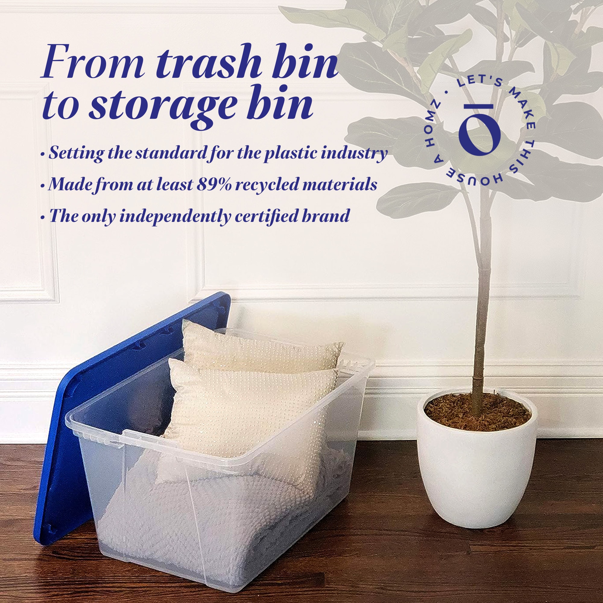 Homz Products 323715 Plastic-Storage-Totes - View #7