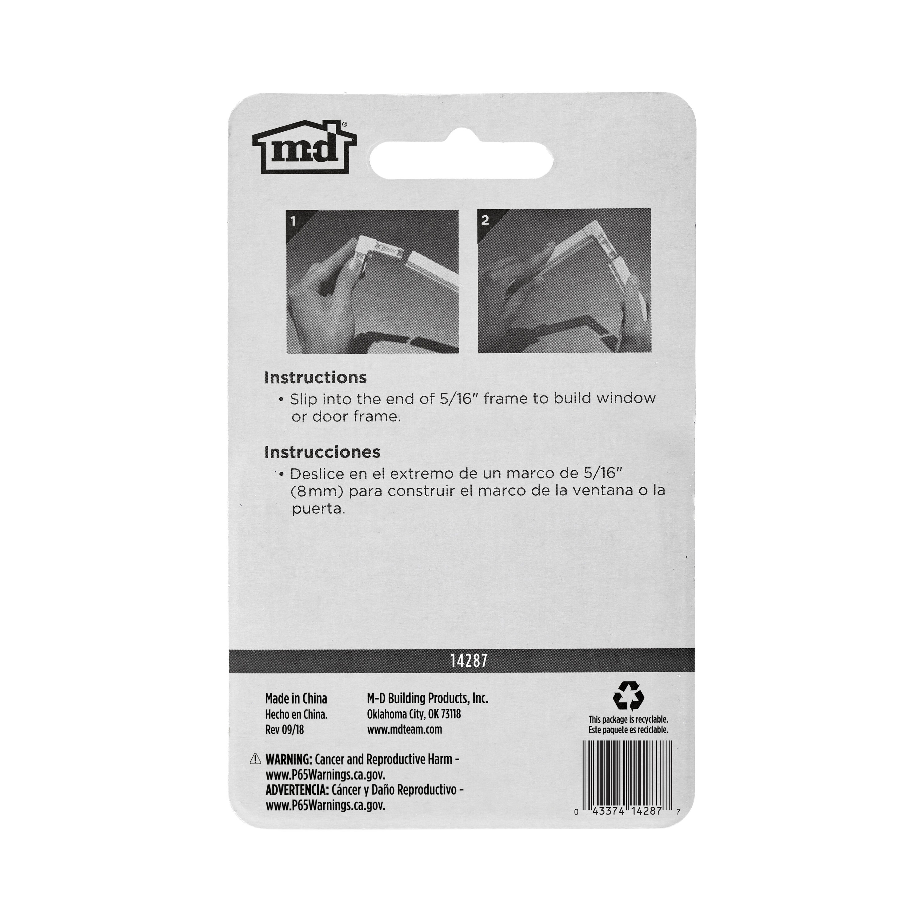 M-D 14287 Window-Screen-Frame-Corners - View #3