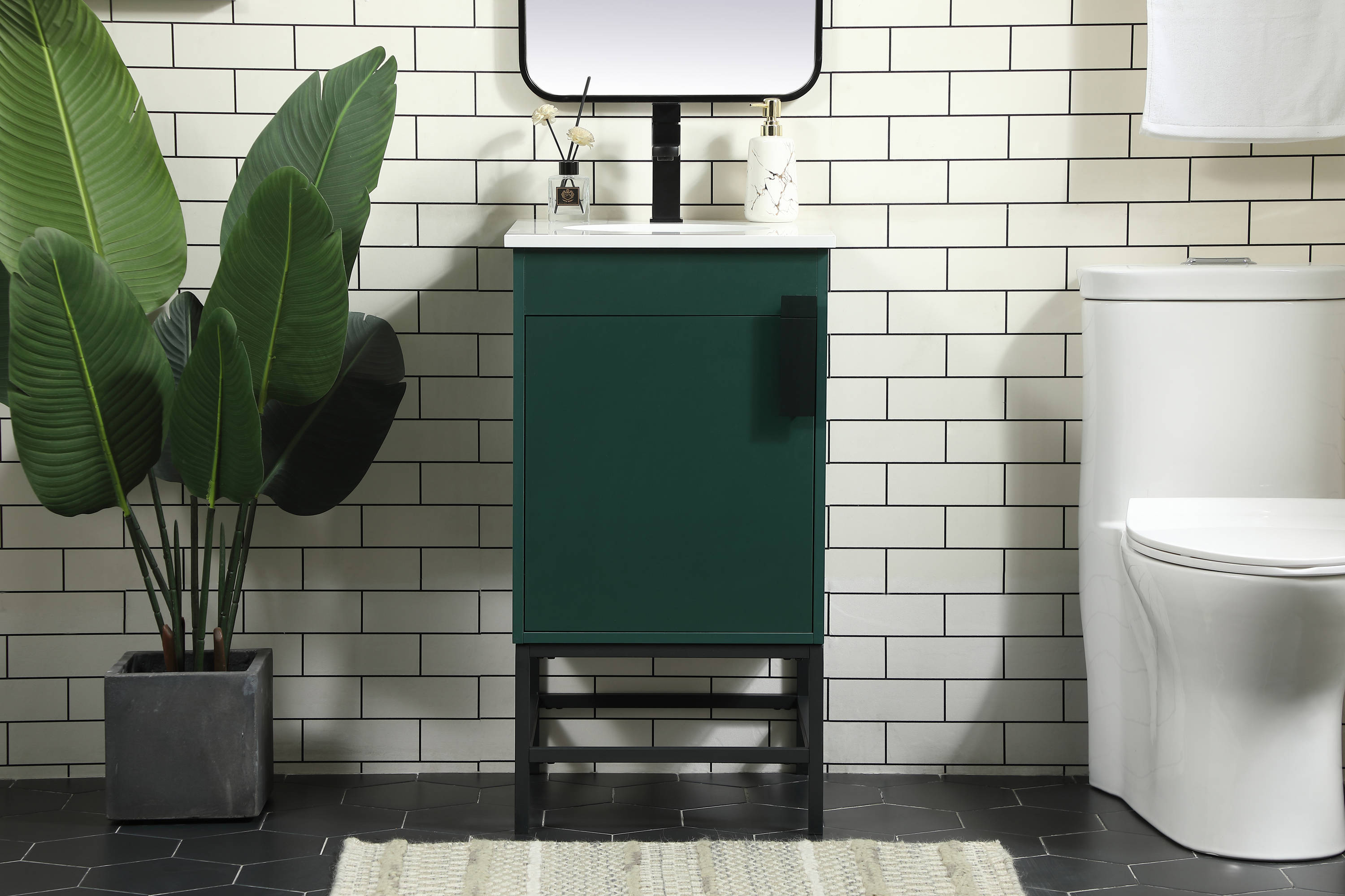 Elegant Decor HF146454MGN Bath-Vanity-Combo - View #2