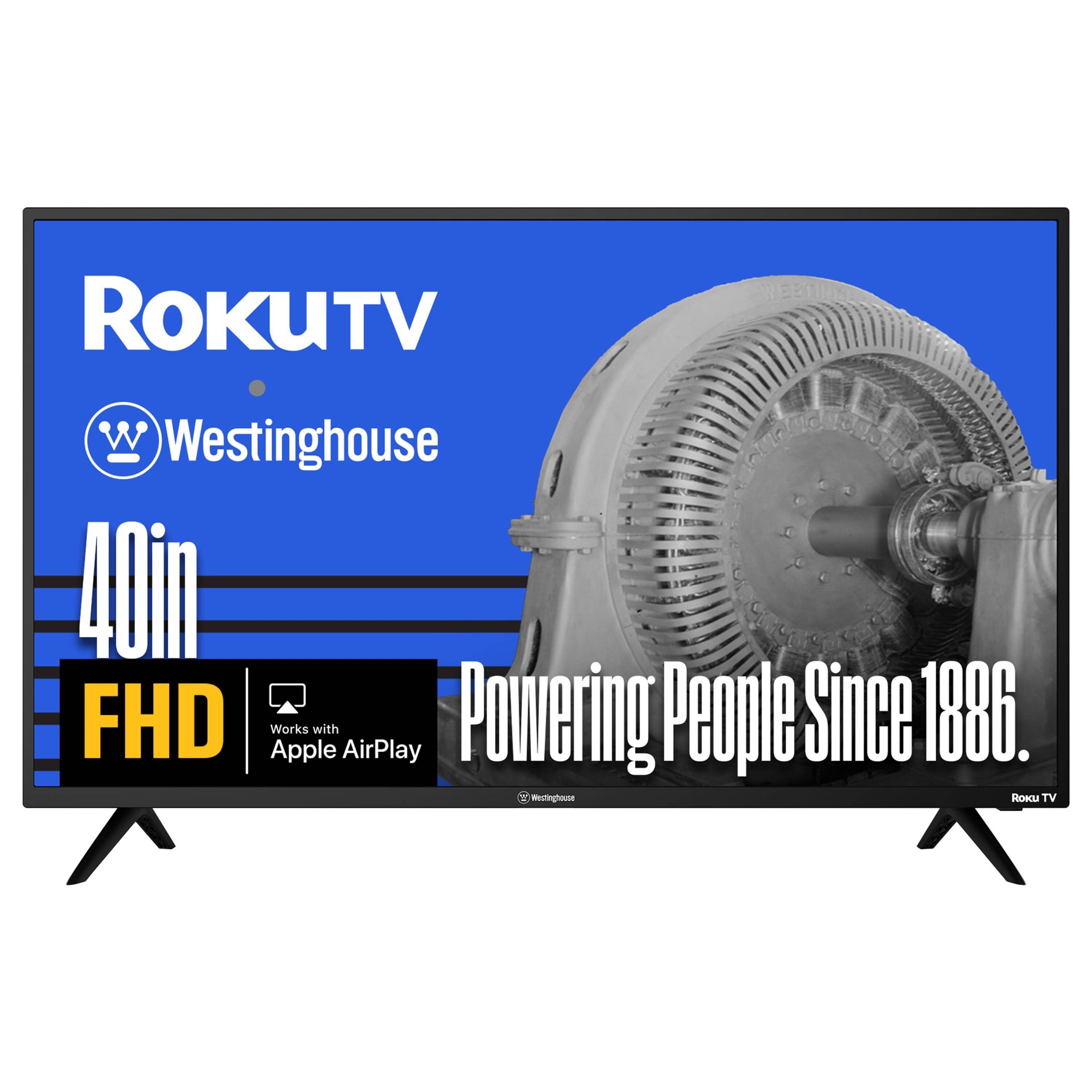 Westinghouse QLED Roku 40-in 1080p Smart QLED Indoor use only Flat screen Ultra HDTV