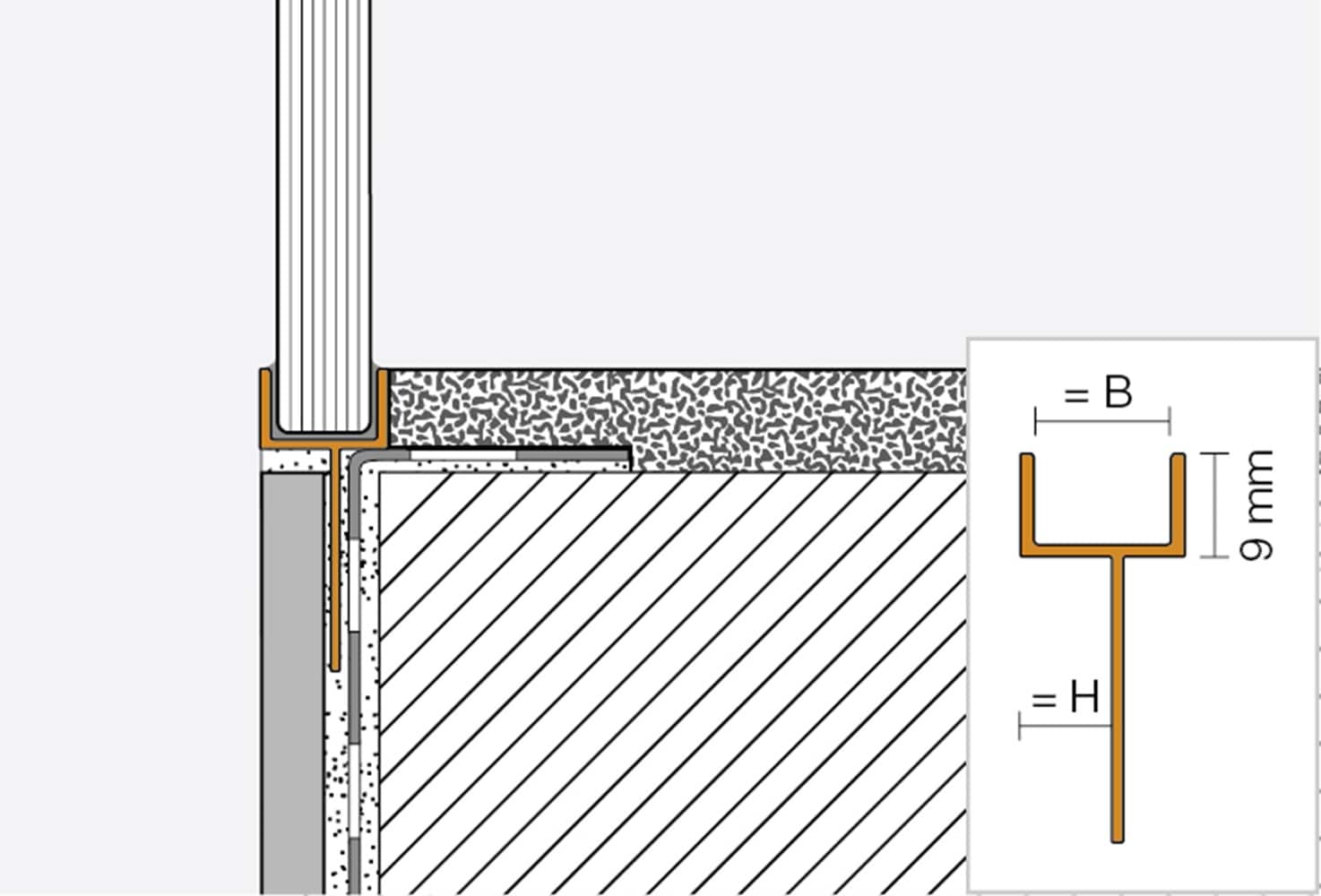 Schluter Systems SGC80AE12 Tile-Edging-Trim - View #2