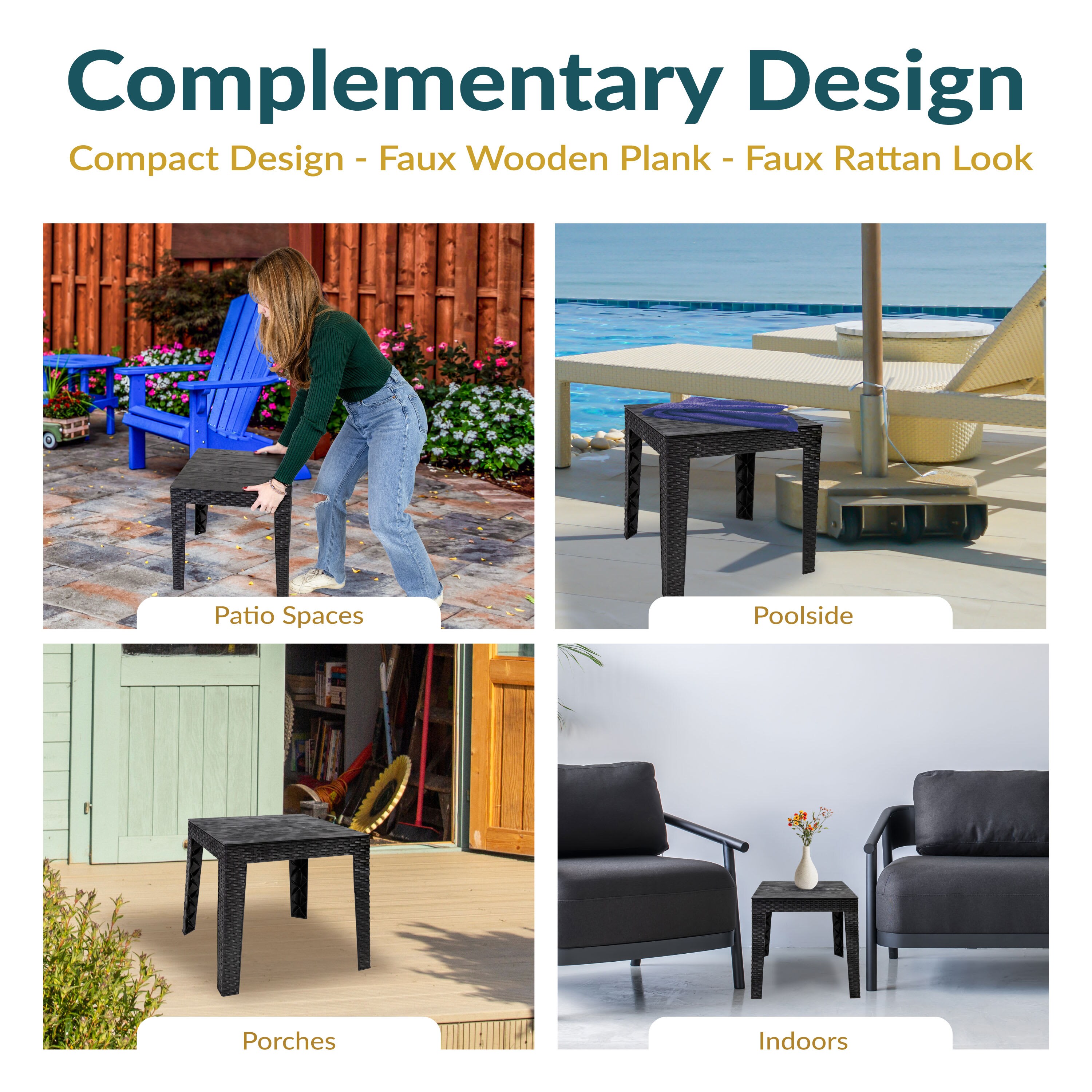 Sunnydaze Decor HB-0692 Patio-Tables - View #4