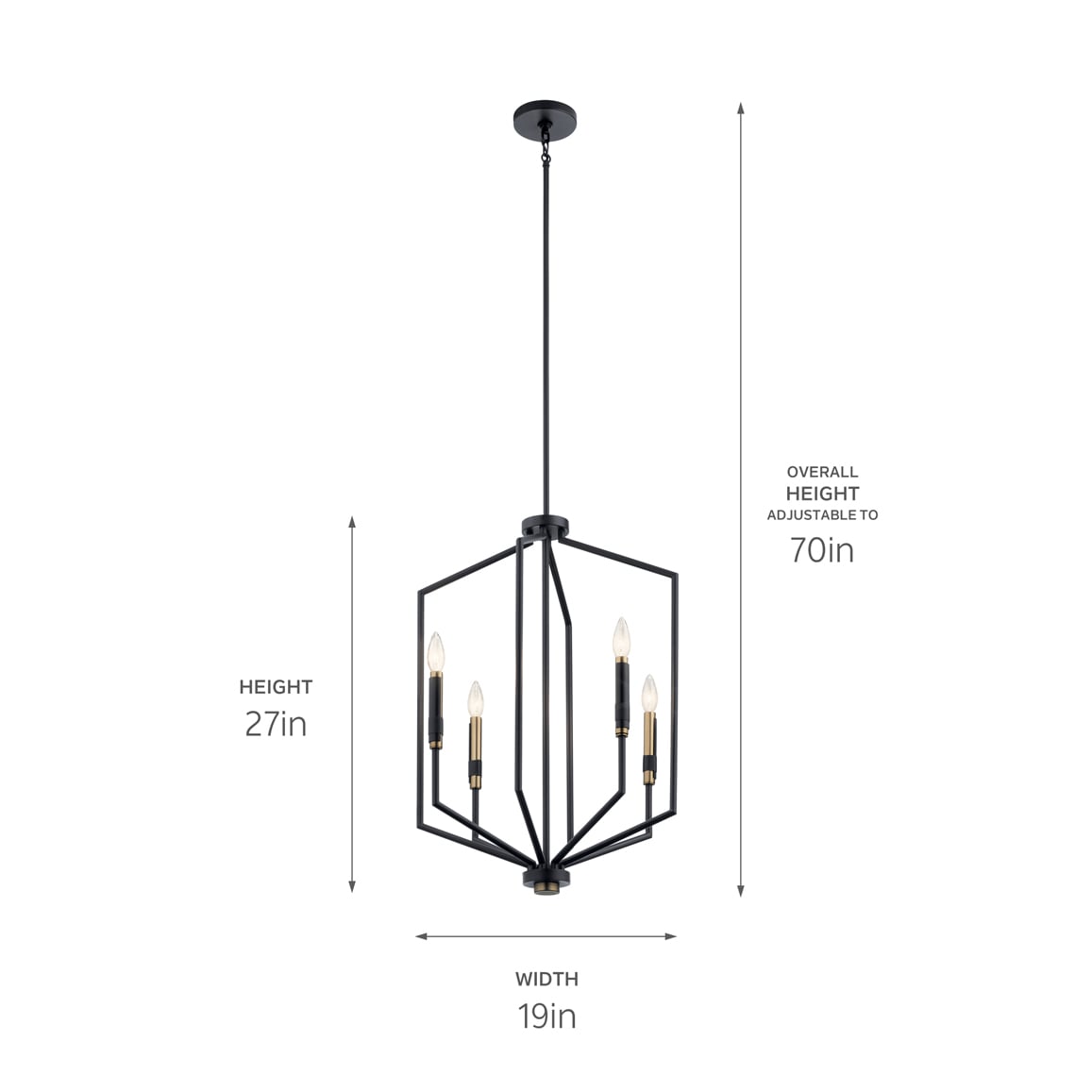 Kichler 52351BK Pendant-Lights - View #4