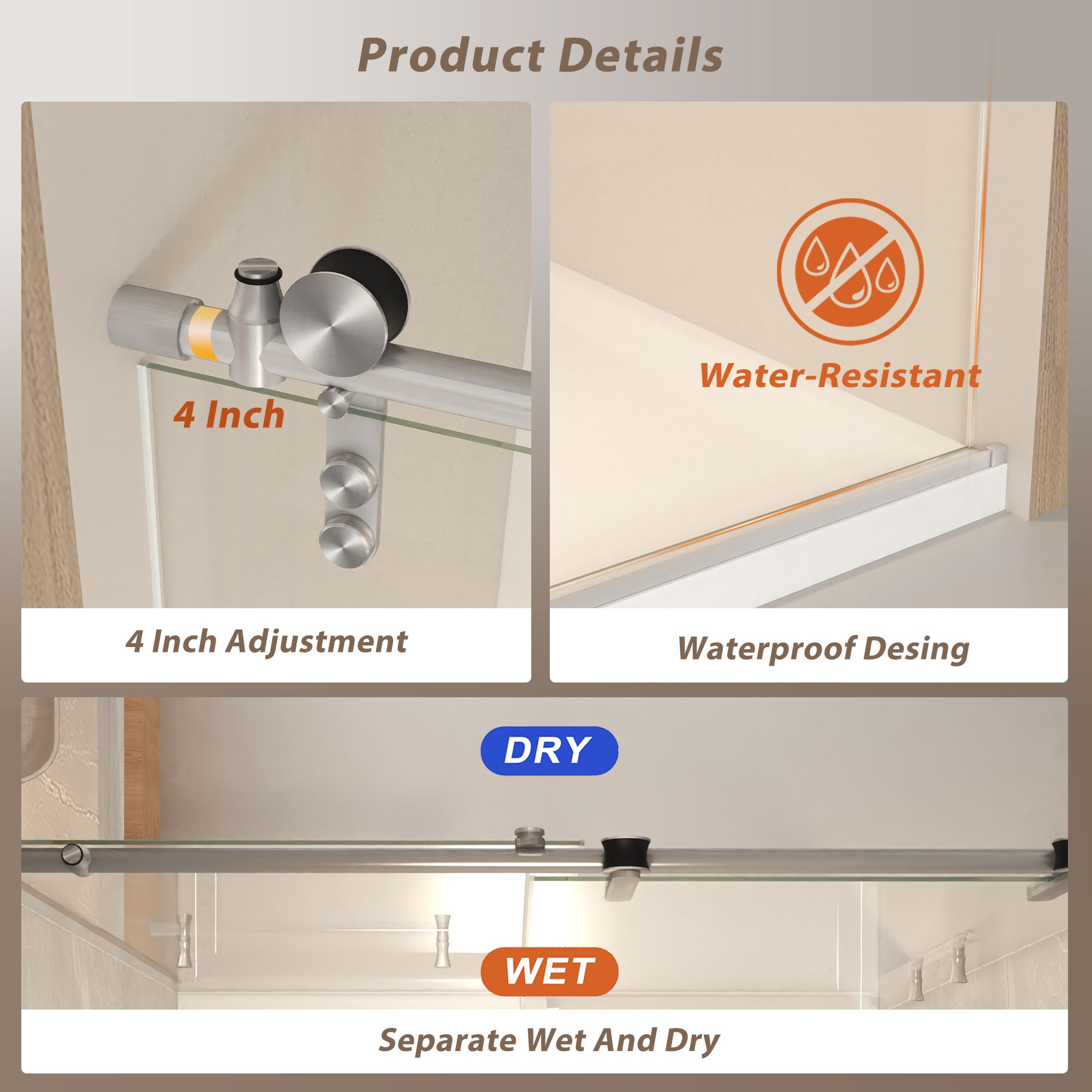 LIVIZA GBW5472BN-05 Shower-Doors - View #11