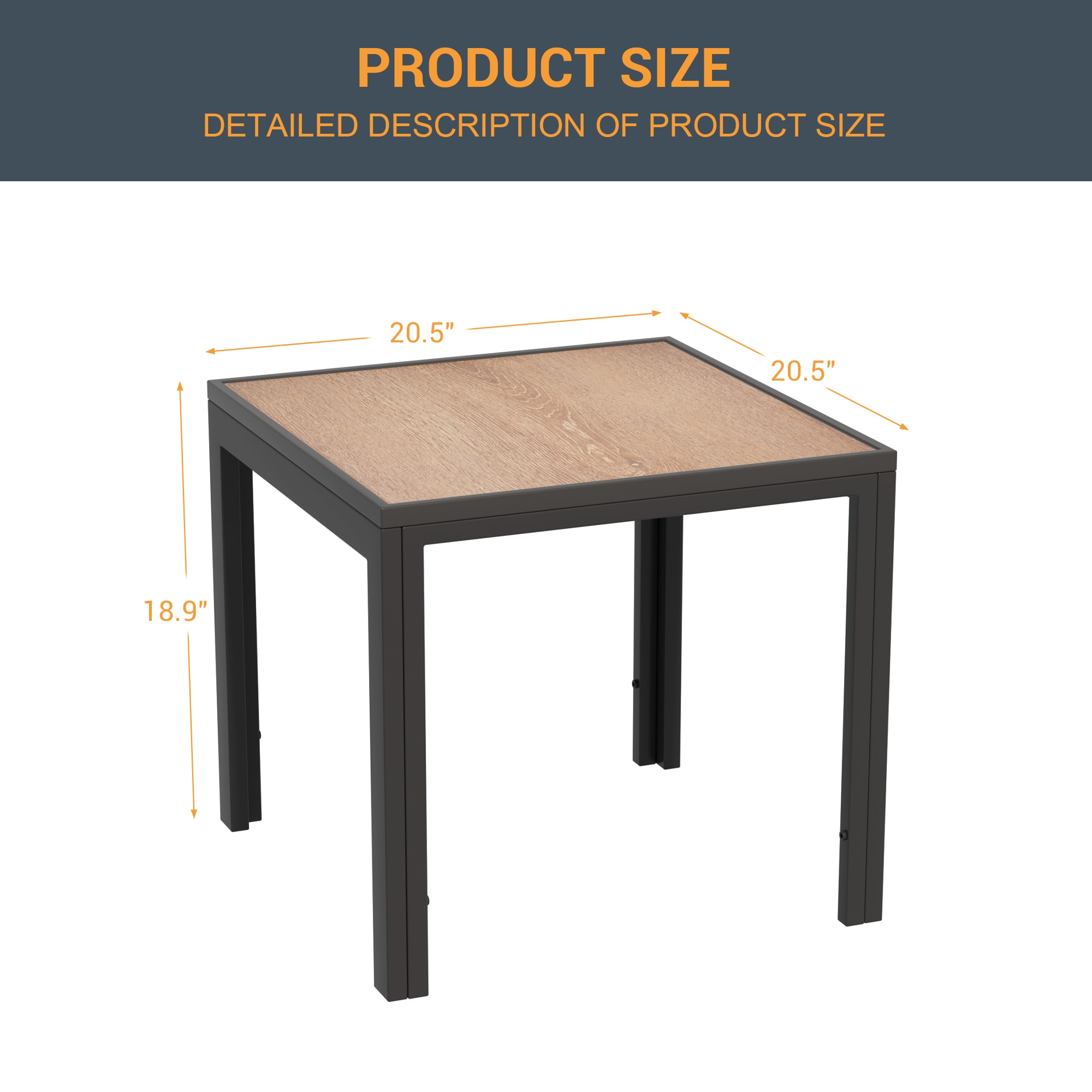ACEGOSES LW-115T2-BN Patio-Tables - View #2