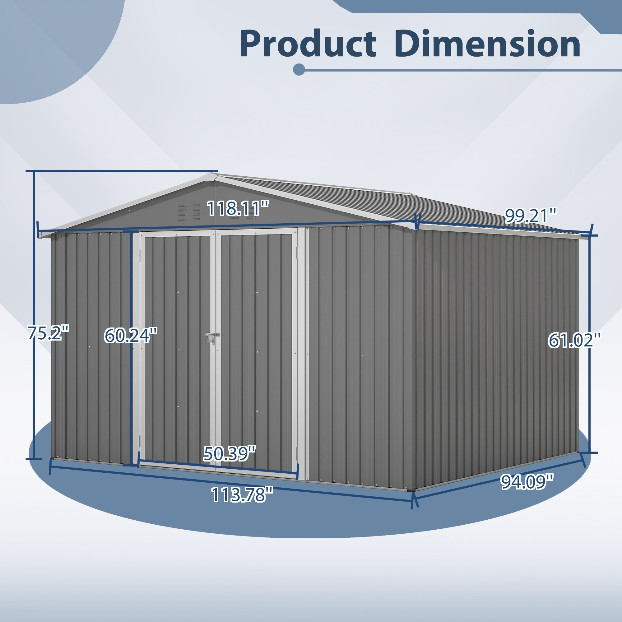 ToolCat BZ-3-169-SN Metal-Storage-Buildings-Sheds - View #9