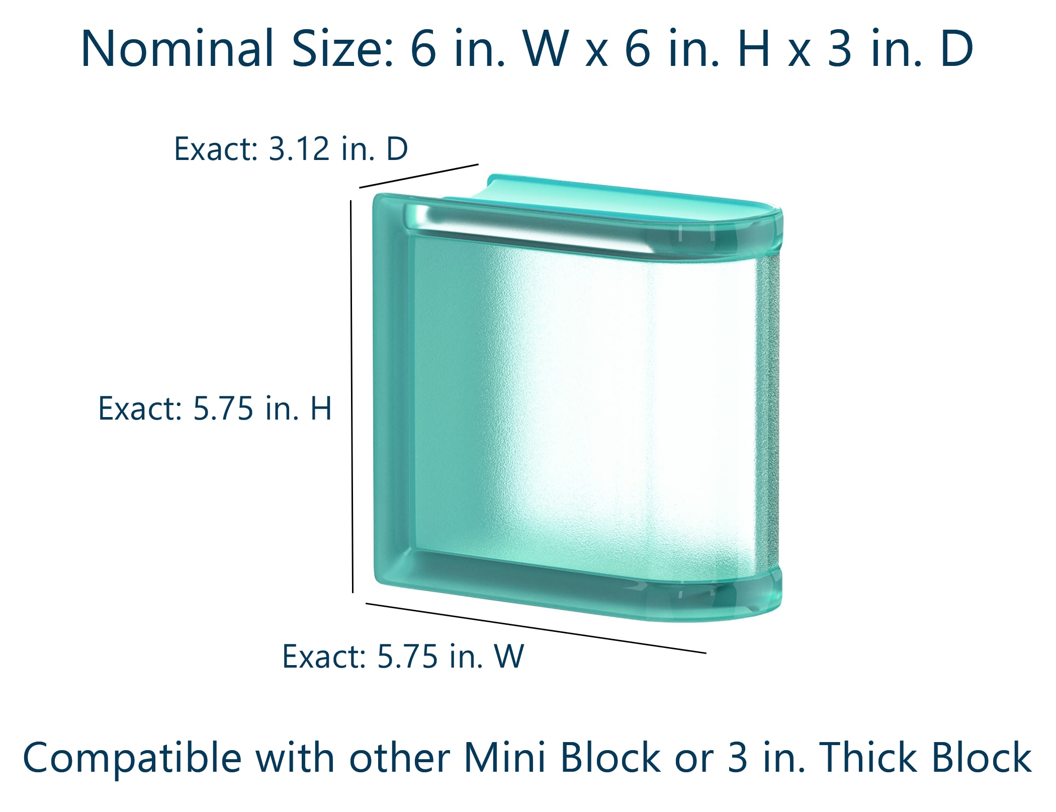 myMINIGLASS 123432 Glass-Block - View #3