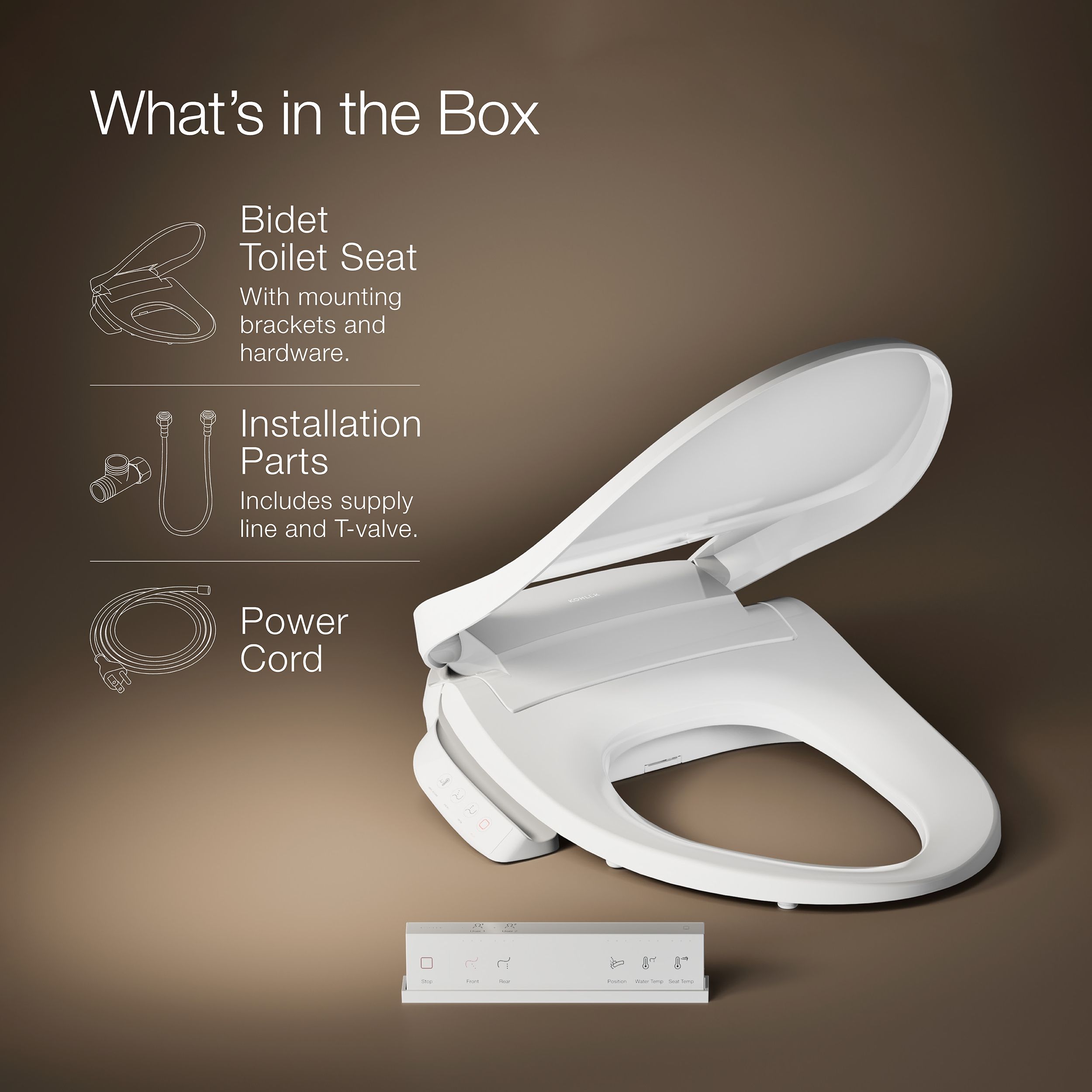 KOHLER K-27142-CR-0 Bidet-Toilet-Seats - View #12