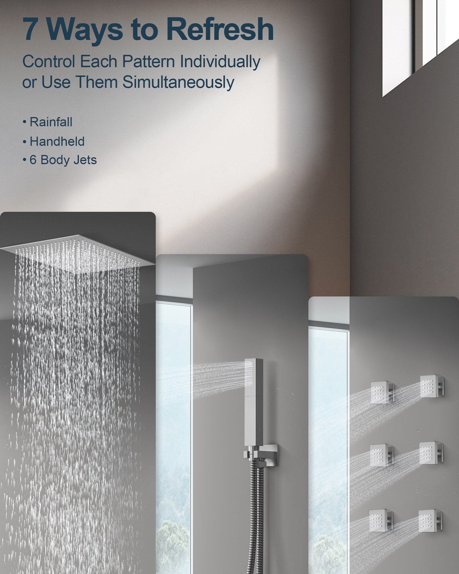 GRANDJOY SGF10GJ-28-BN20 Tub-Shower-Faucets - View #5