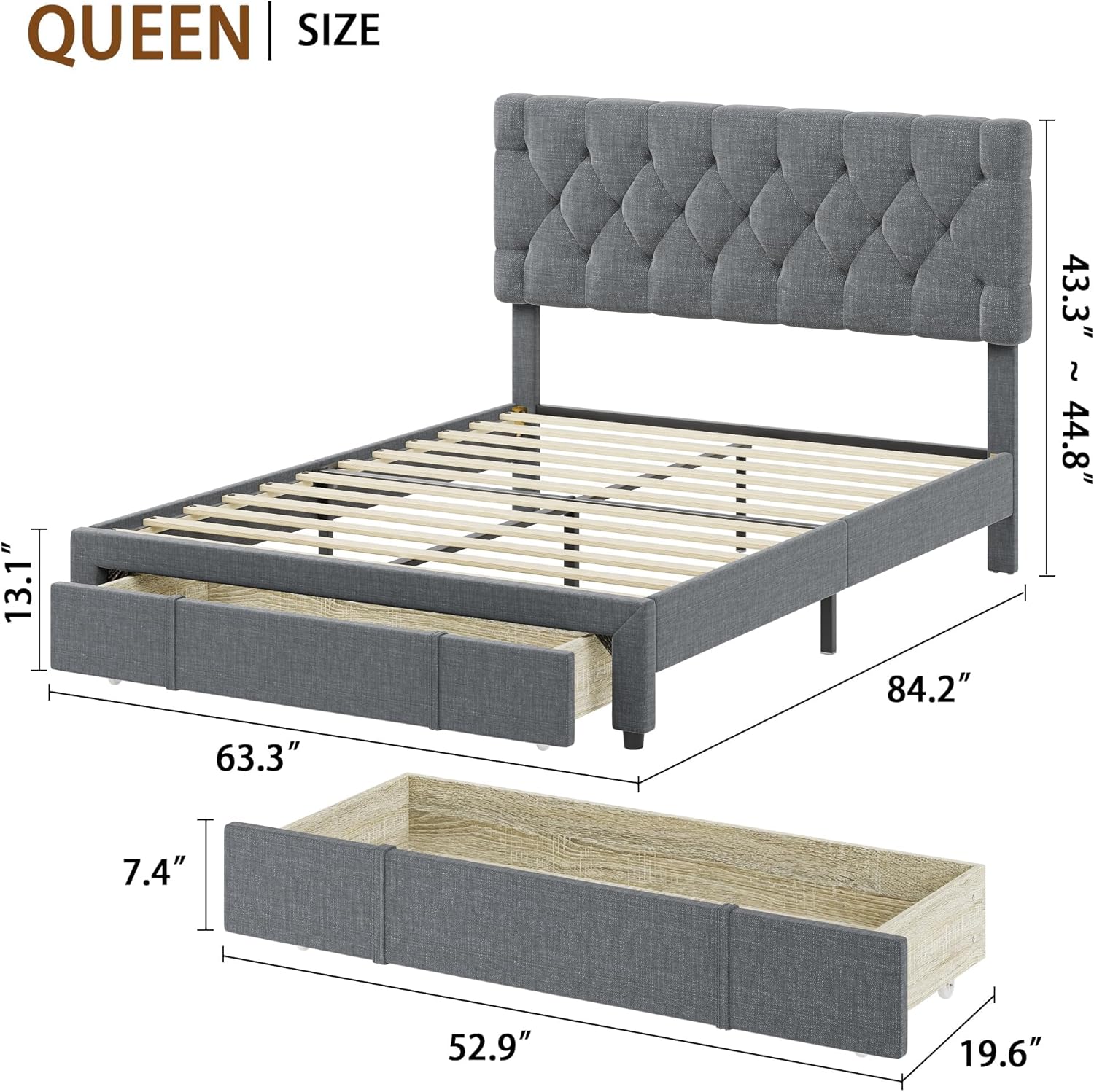 Qeetex LHF-BED-PHO-158MQWF8 beds - View #2