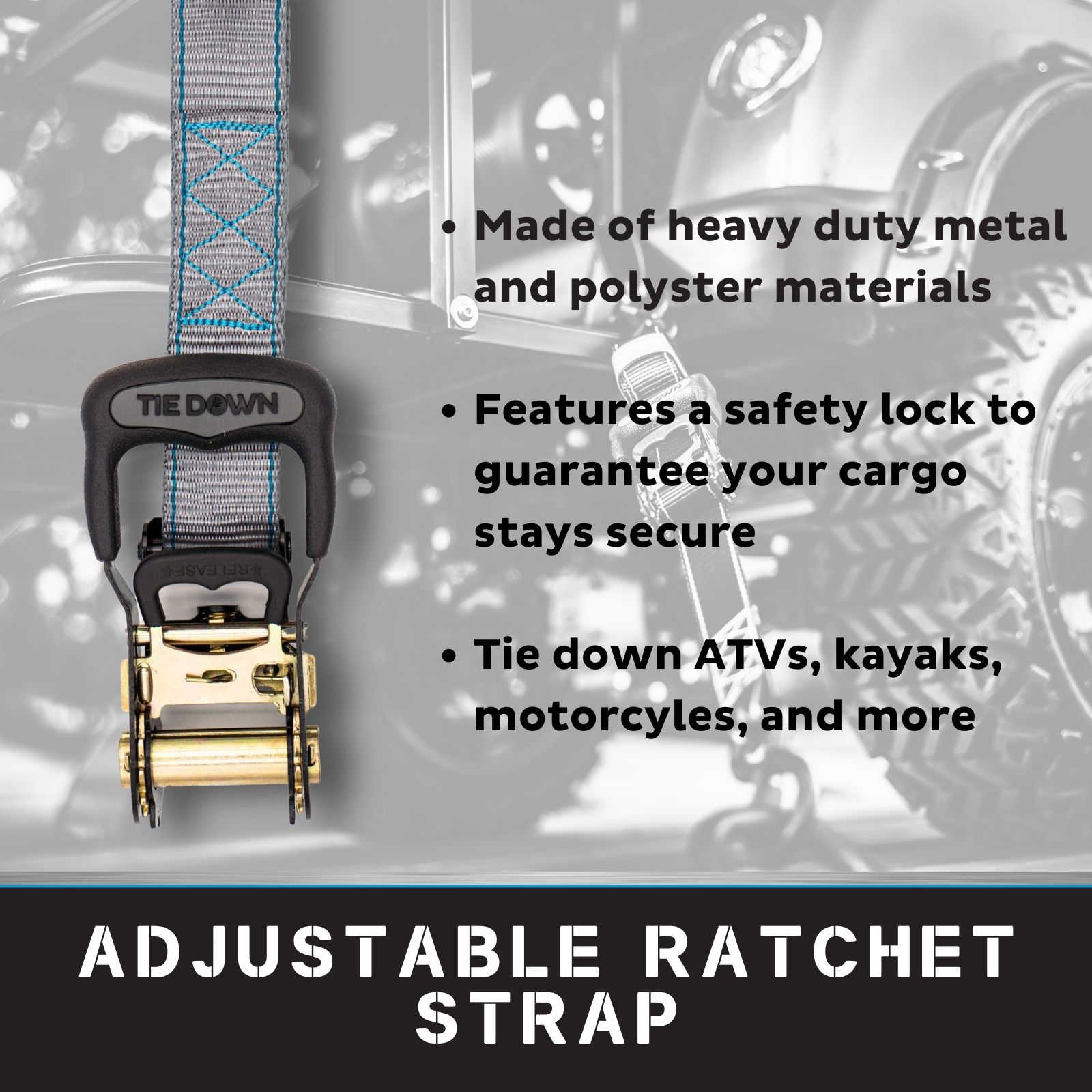 Tie Down 13981-GRY Tie-Downs - View #4