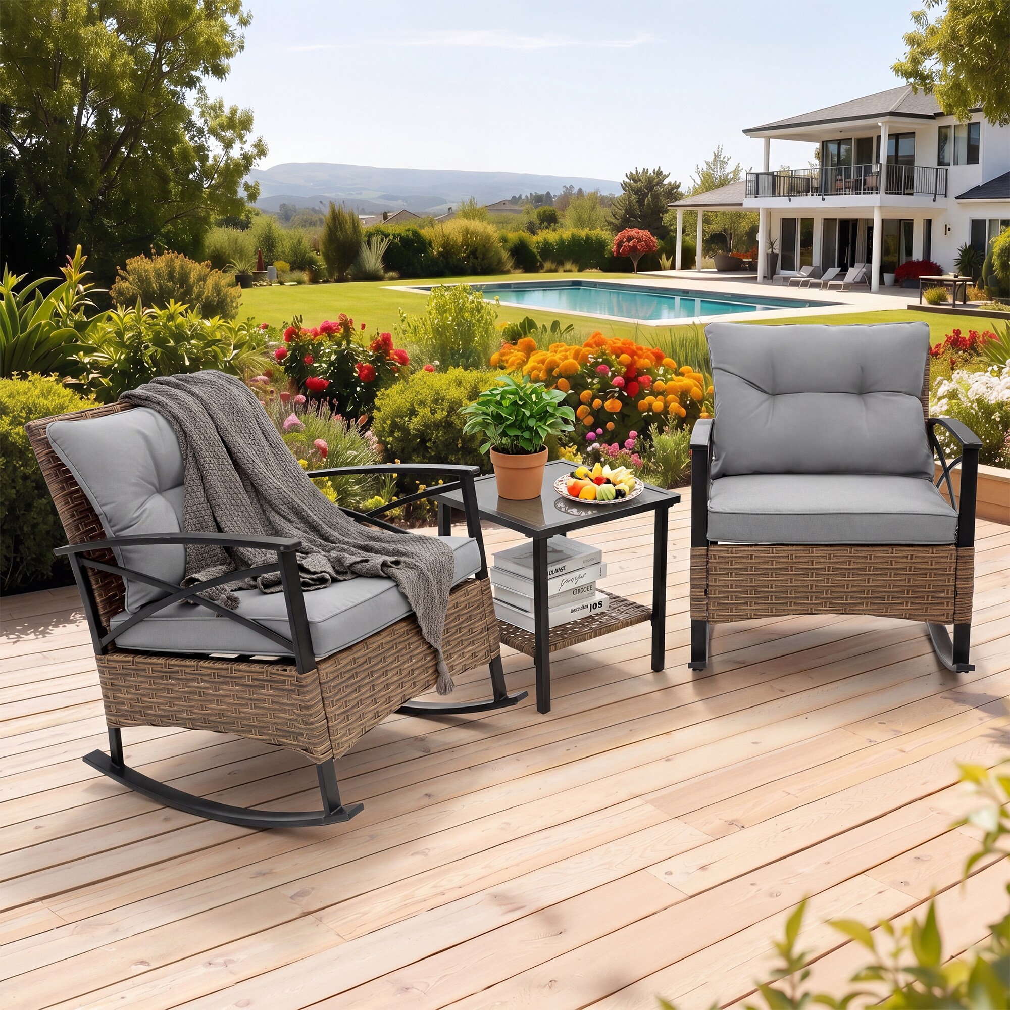 TEINIE HJJ-W640P002 Patio-Conversation-Sets - View #5