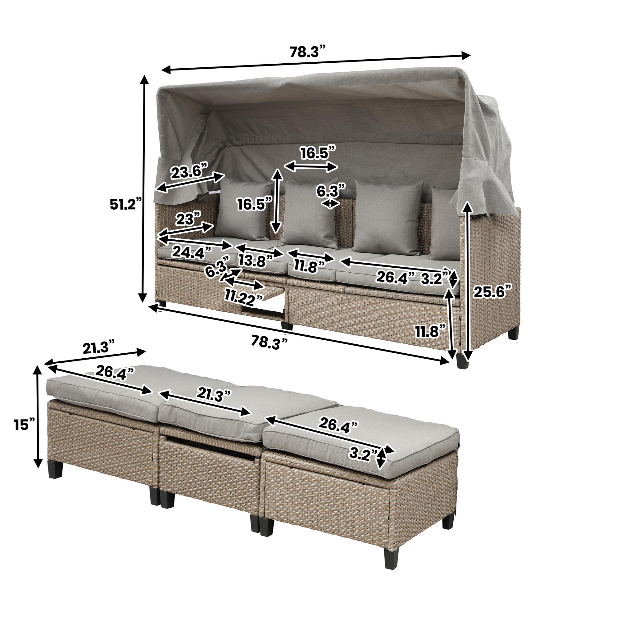 Bayfeve BFTP-121E-PCS Patio-Sofas-Daybeds - View #9