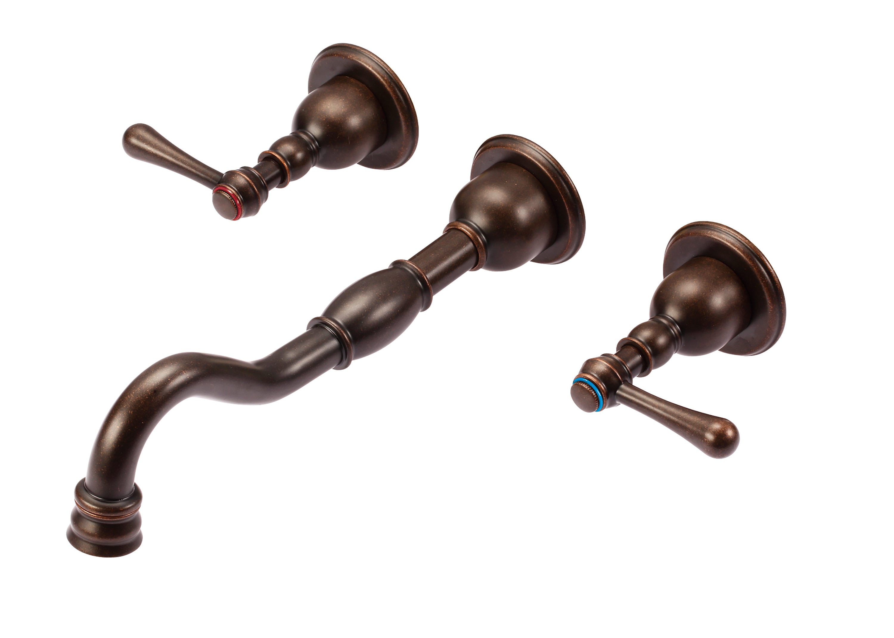 Danze Opulence Tumbled Bronze Widespread 2 Handle WaterSense Bathroom   03891511 