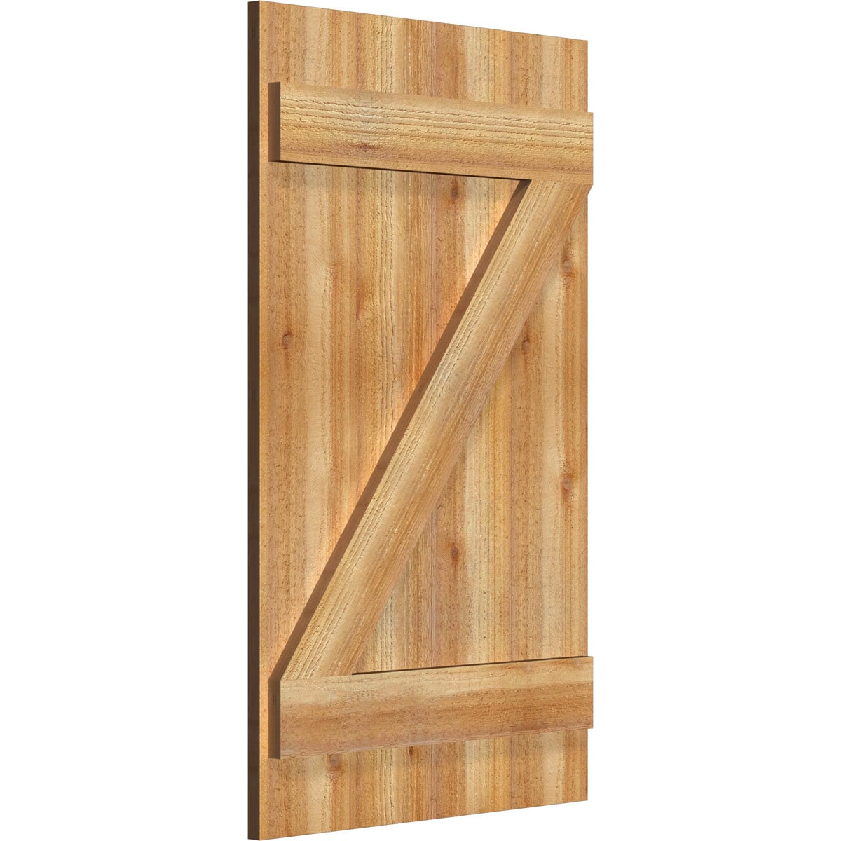 Ekena Millwork RBJ06Z21X036RWR Exterior-Shutters - View #2