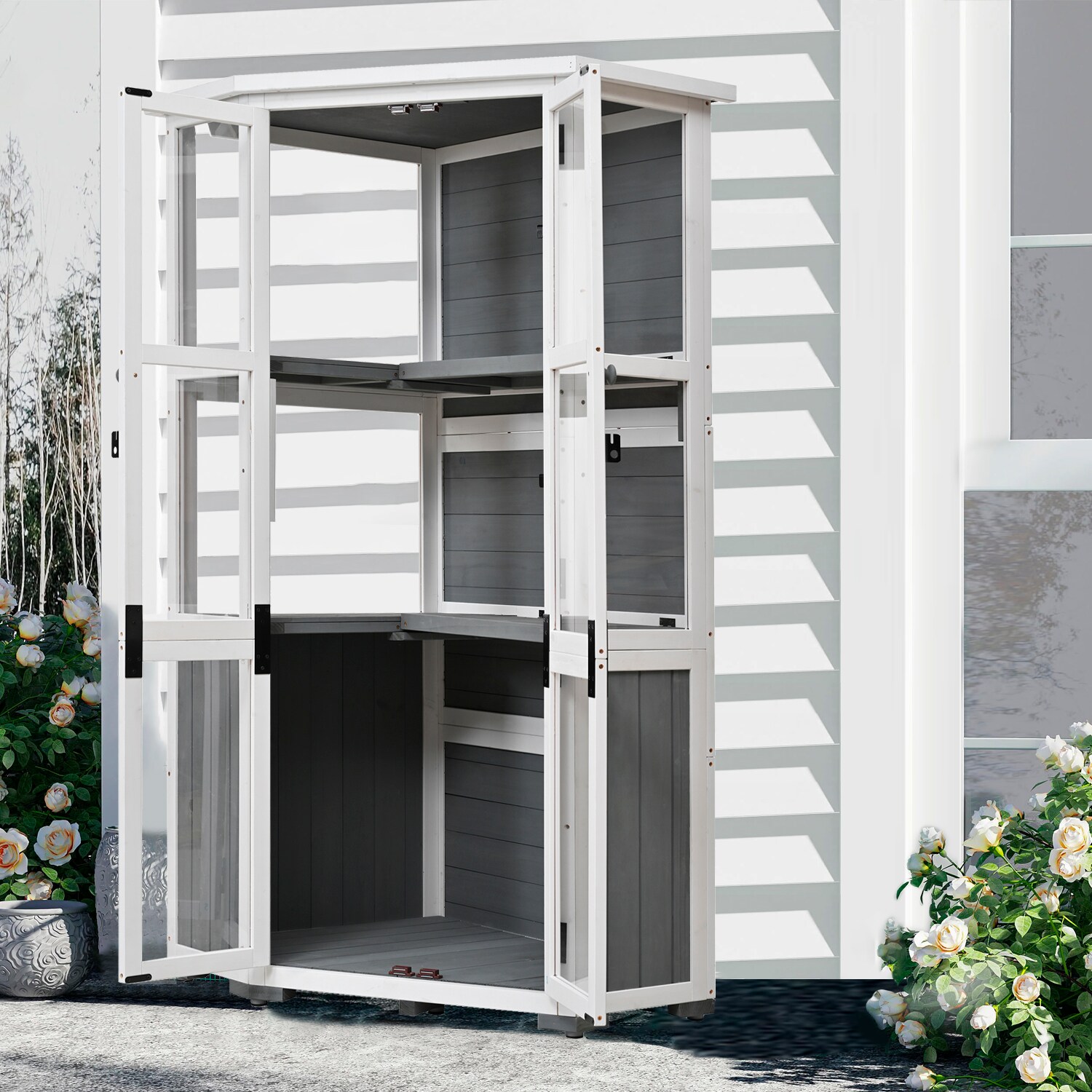 Maincraft D01-OSS24 Wood-Storage-Buildings - View #3