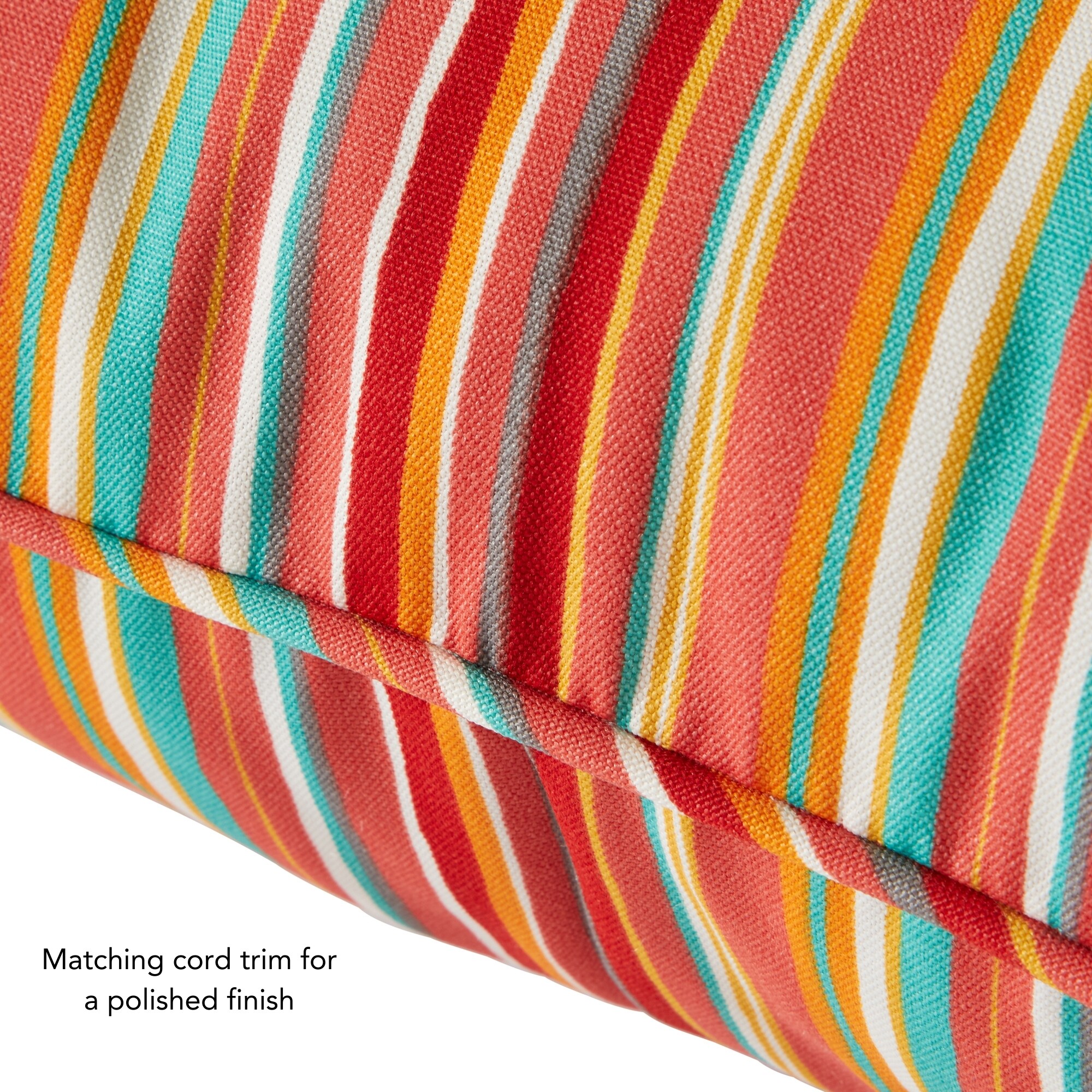 Greendale Home Fashions OC7820-WATERMELON Patio-Furniture-Cushions - View #5