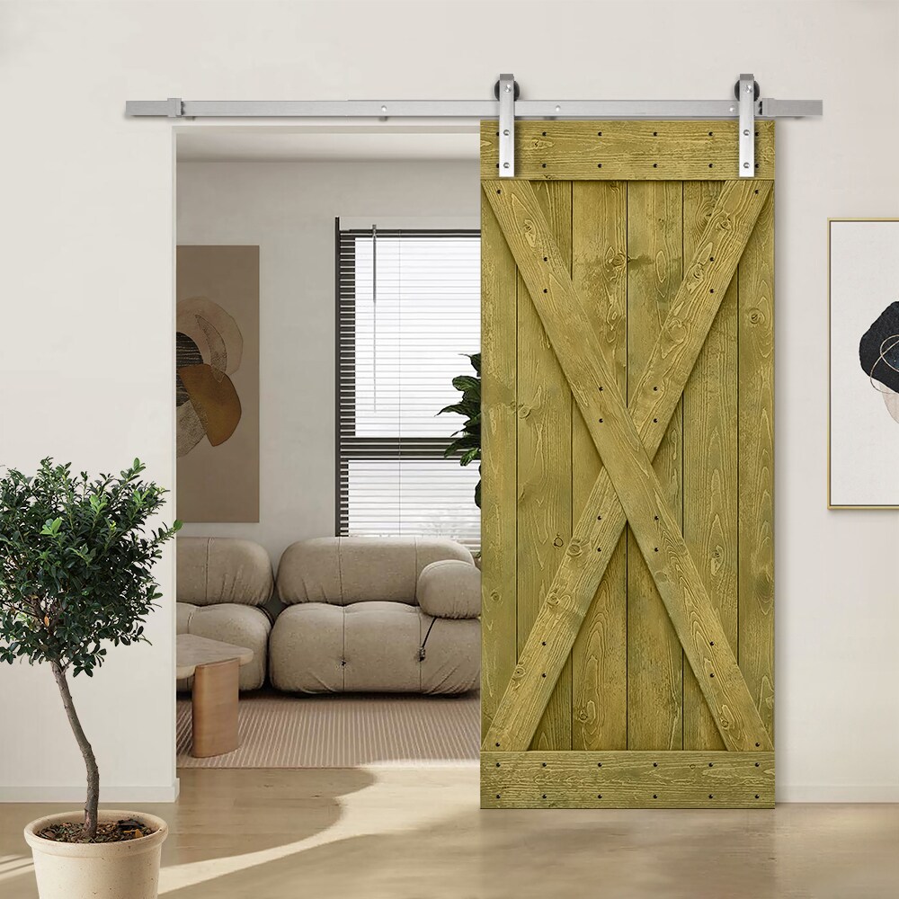 CALHOME TSQ03-SS+X36DG Barn-Doors - View #2