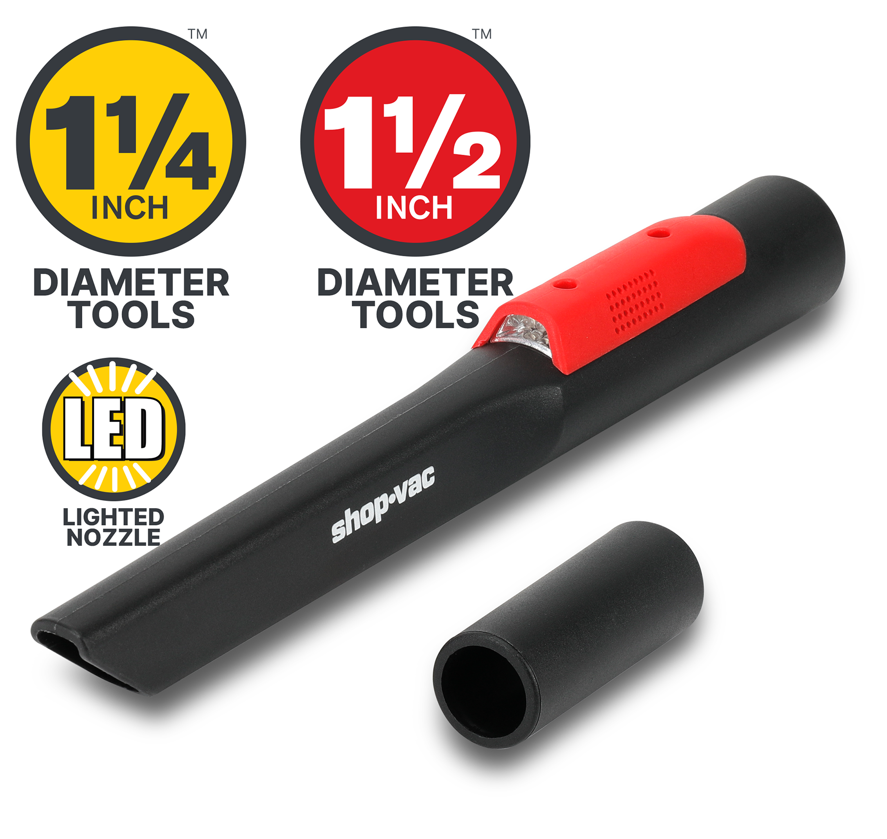 Shop-Vac 5430018 2 -Piece Crevice tool