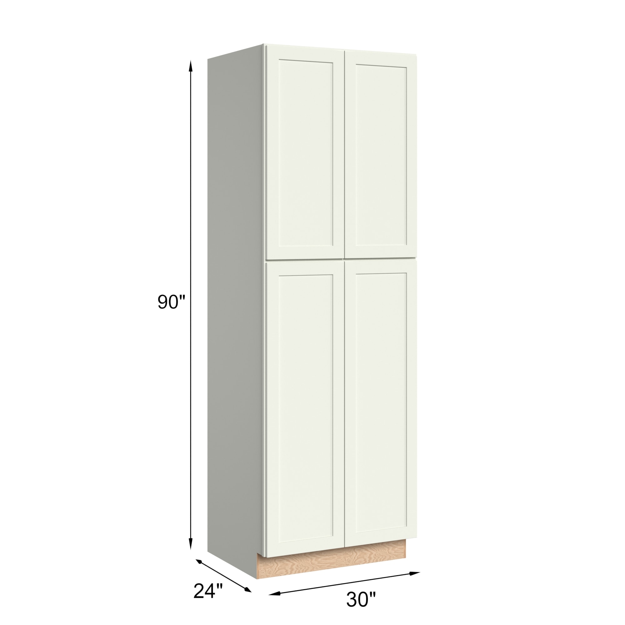KraftMaid Momentum U302490.ET.SHG71 Cabinets-Kitchen - View #3