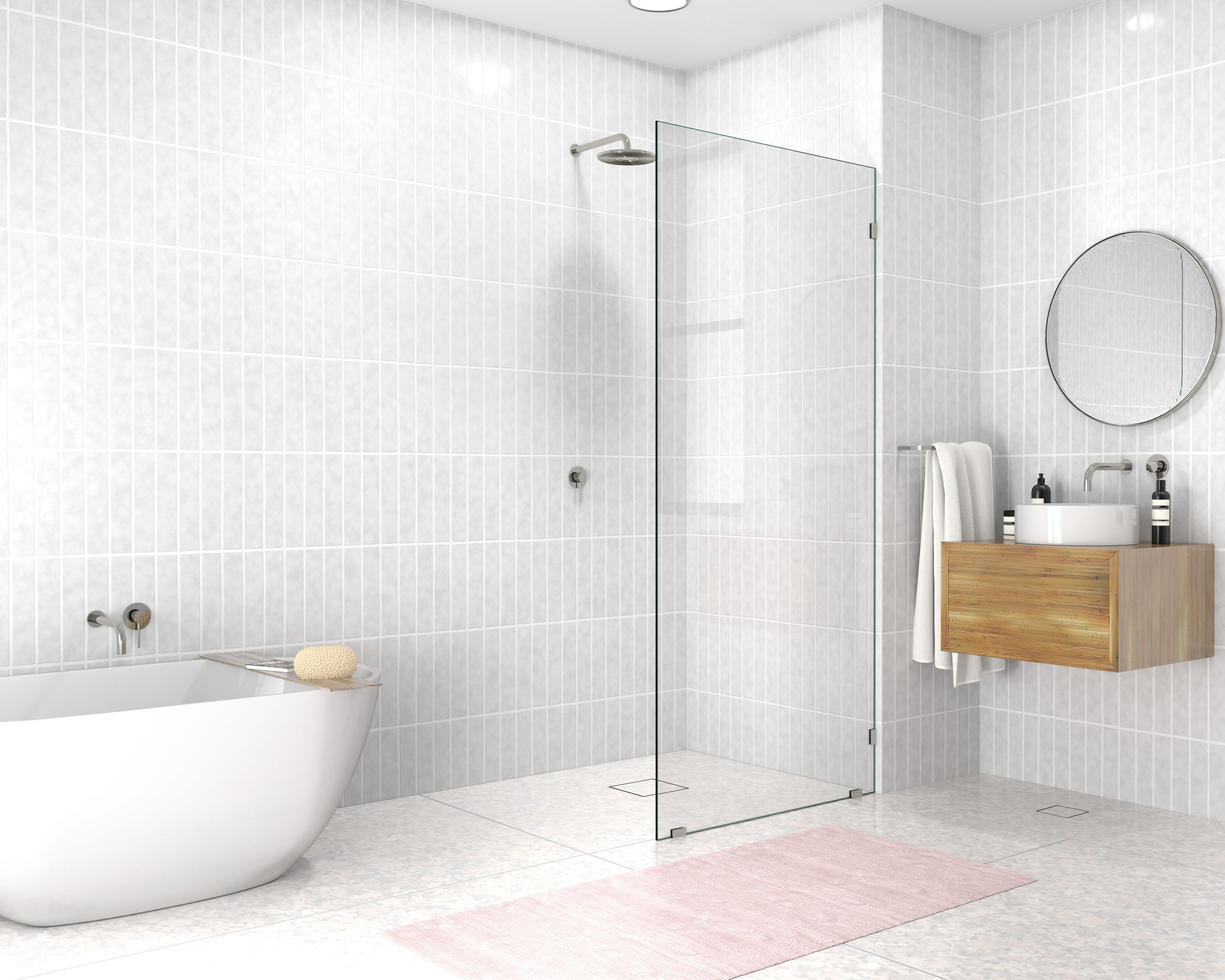 Glass Warehouse GW-SFP-34-BN Shower-Doors - View #3