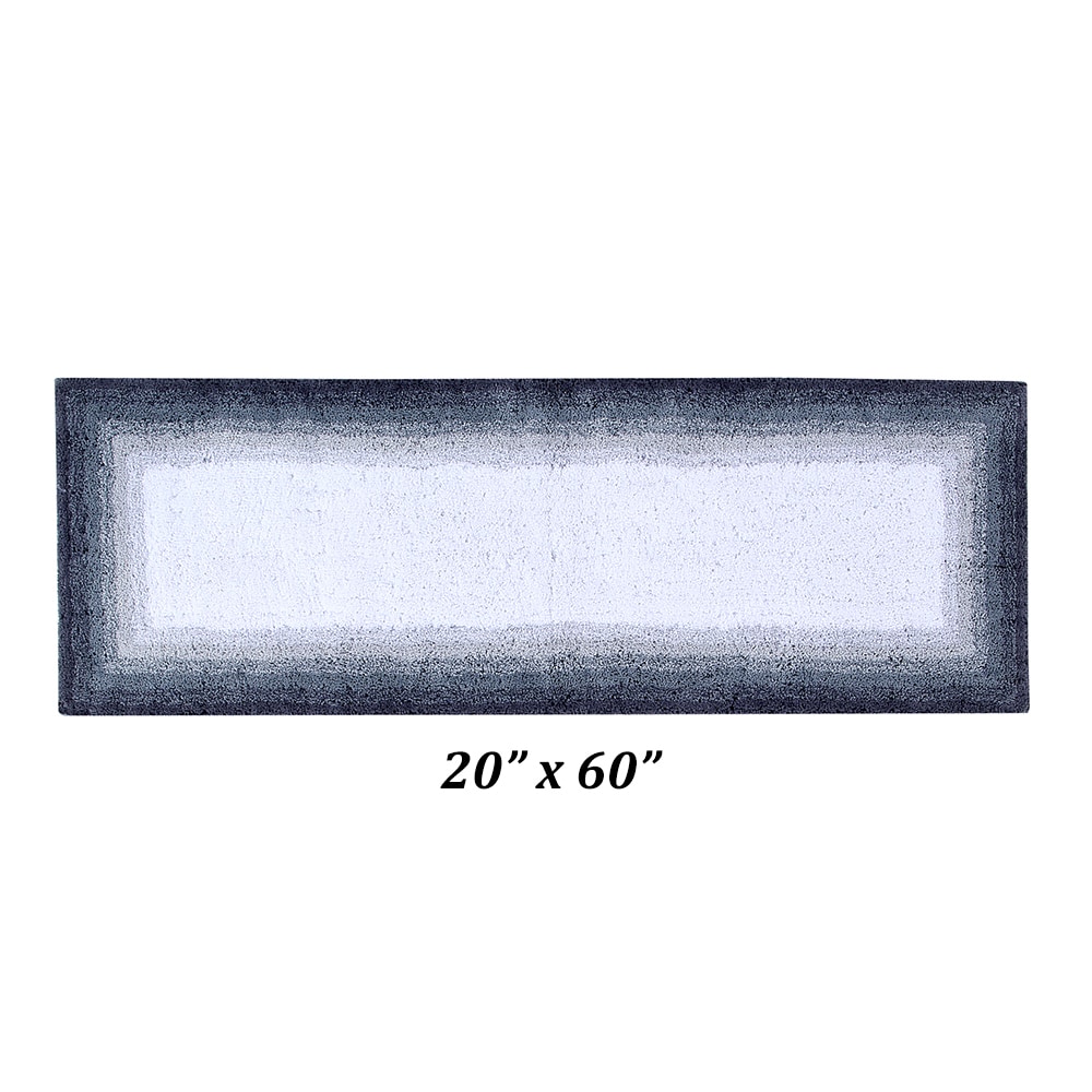 Cozy Cotton Torrent Bath Rug 20" x 60" - Gray