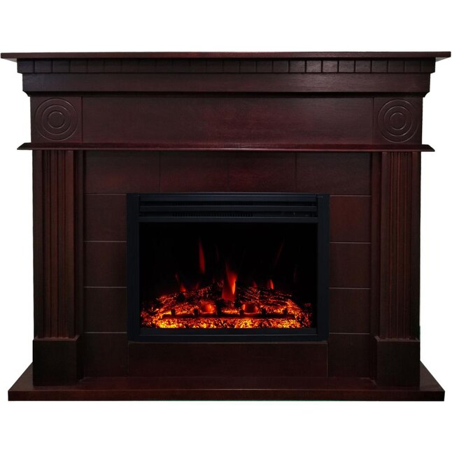 Shelby Electric Fireplace Mantel, Insert Electric Fireplace With Mantel