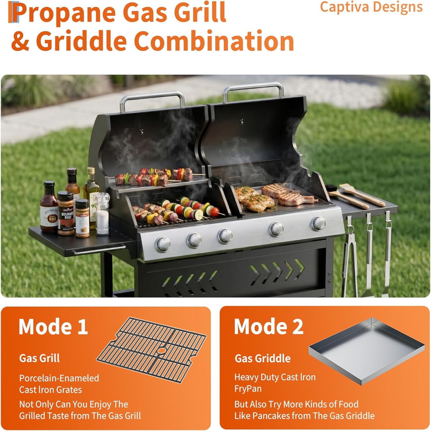 Garvee HQ-6-G3-4JPP-8GH3 Gas-Grill - View #8