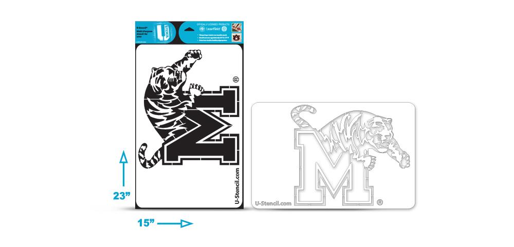 U-Stencil MEMOOS-501 Officially Licensed Multipurpose Collegiate Stencil