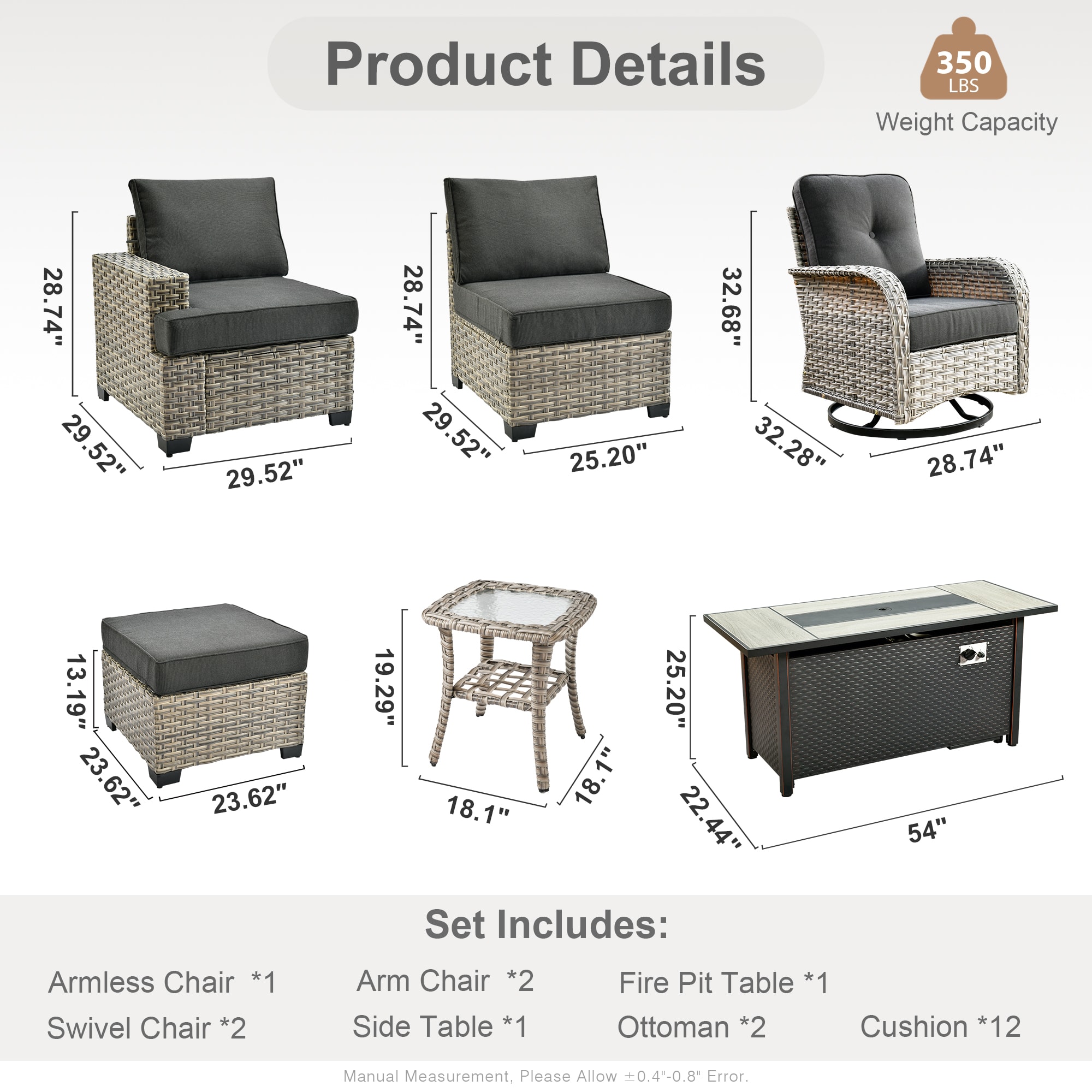 Caodoc L5-GYMTBS8100-1 Patio-Sofas-Daybeds - View #7