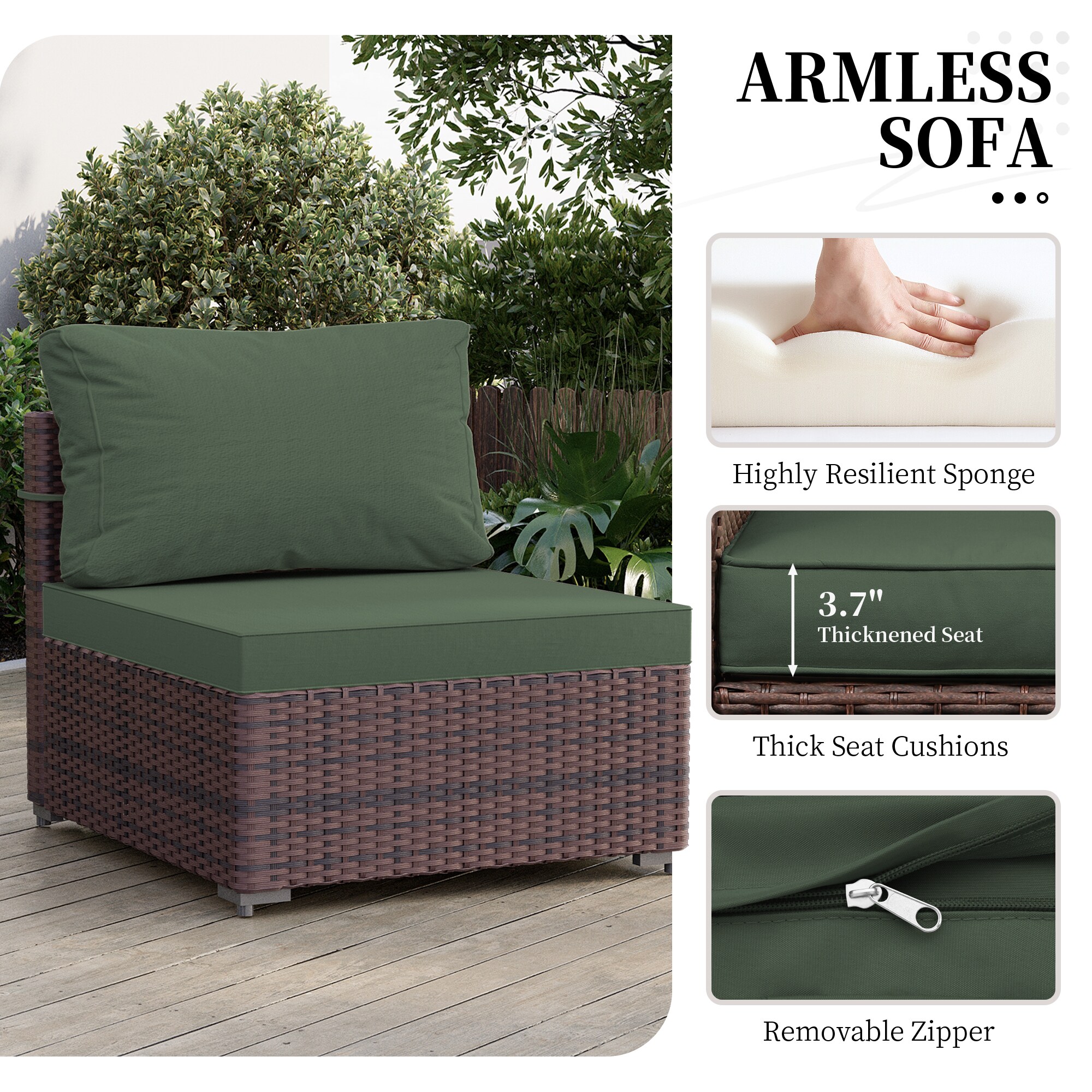 UPHA PL-2CZ-56TPWH-Z2 Patio-Conversation-Sets - View #4