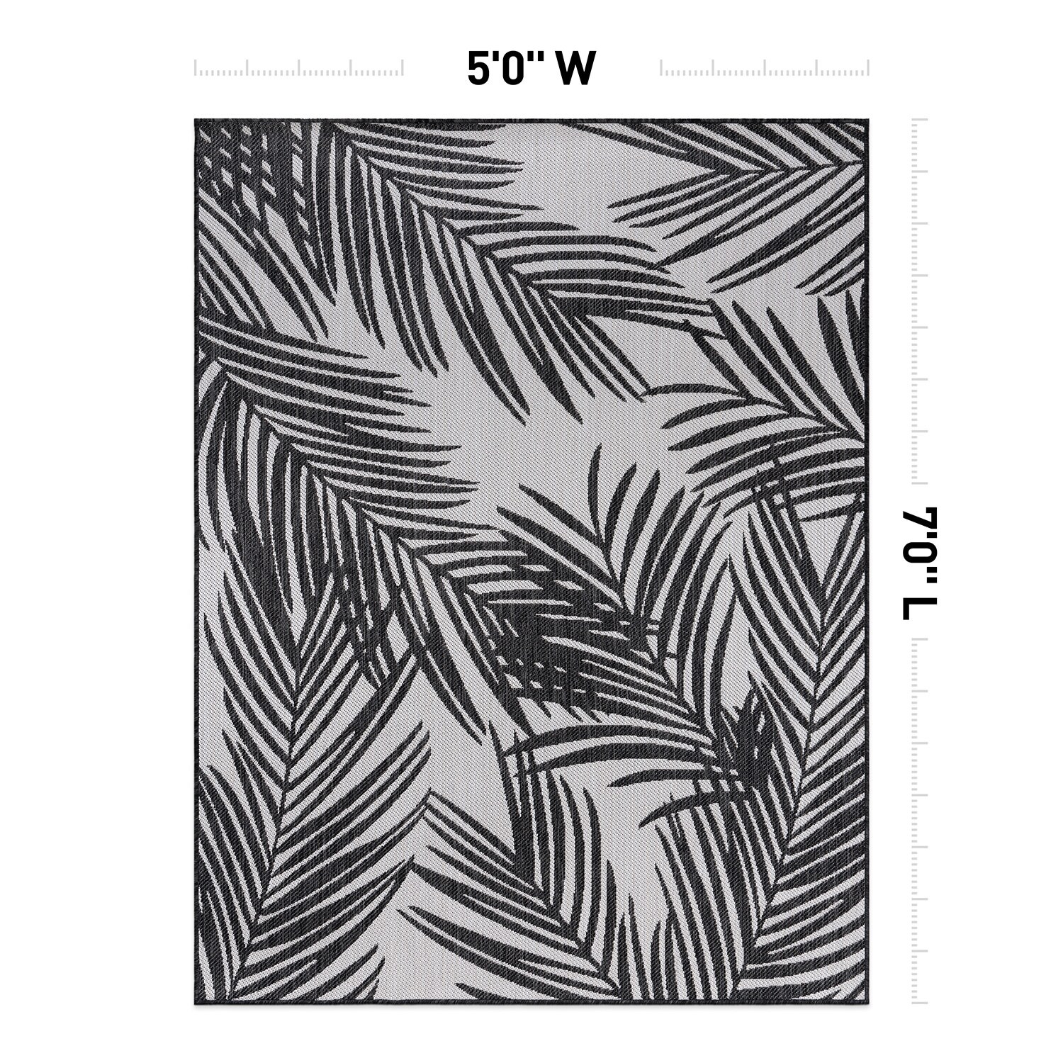 World Rug Gallery 117BLACK5X7 rugs - View #3