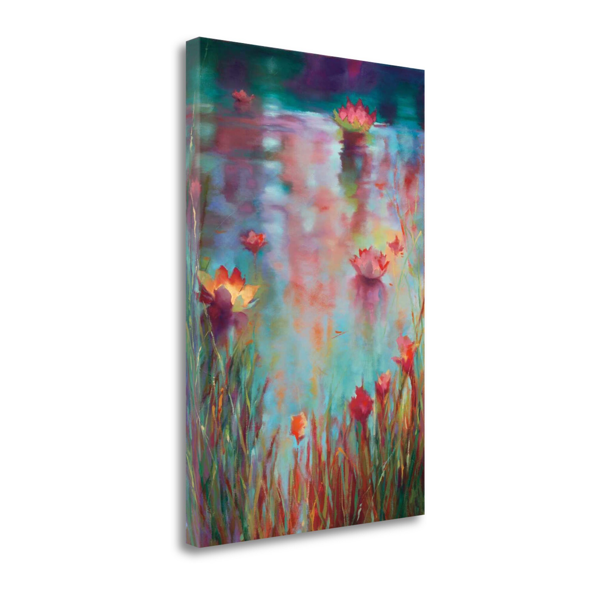 Tangletown Fine Art 34-in H x 23-in W Floral Print on Canvas in