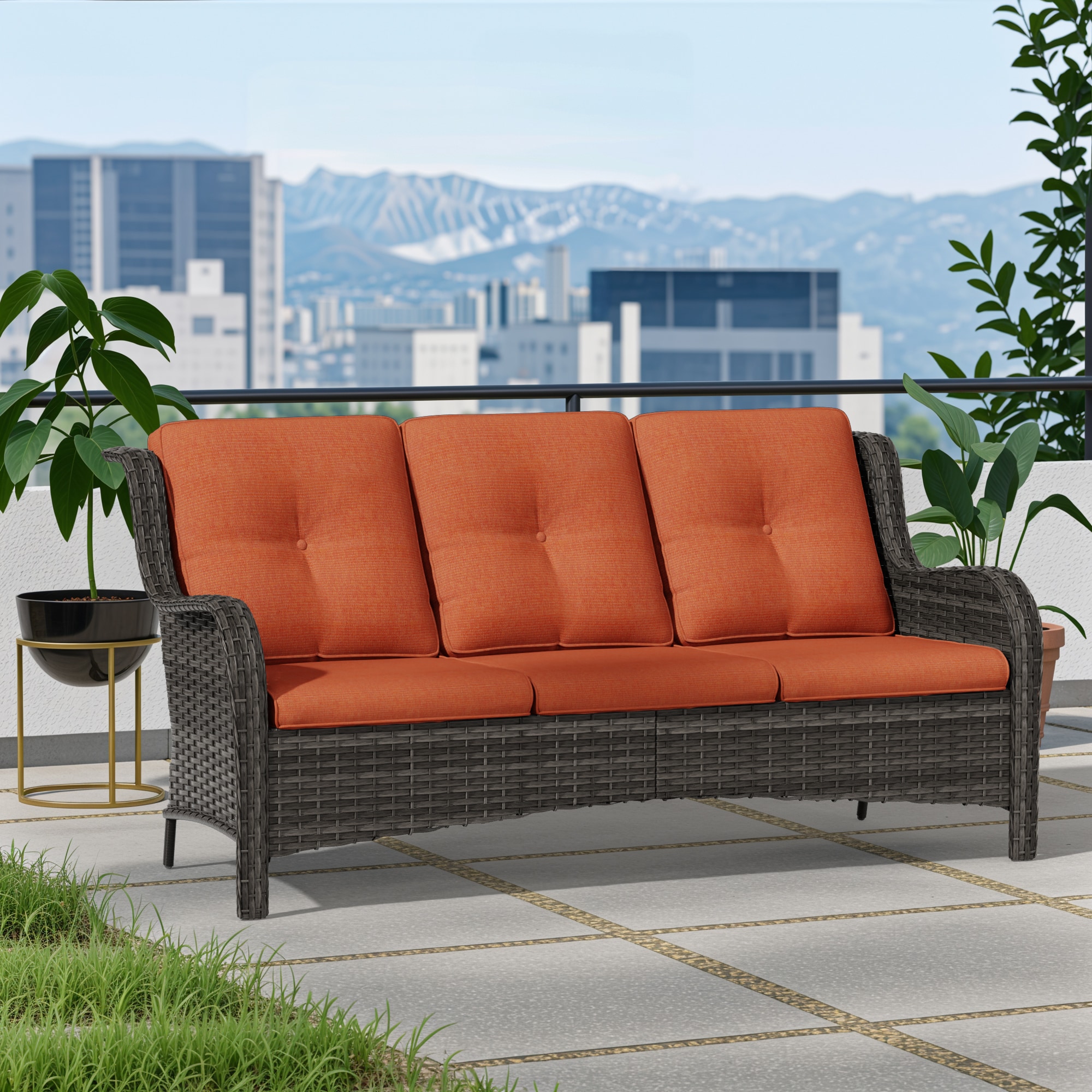 Gardenbee HGL-M75-ORG Patio-Sofas-Daybeds - View #7