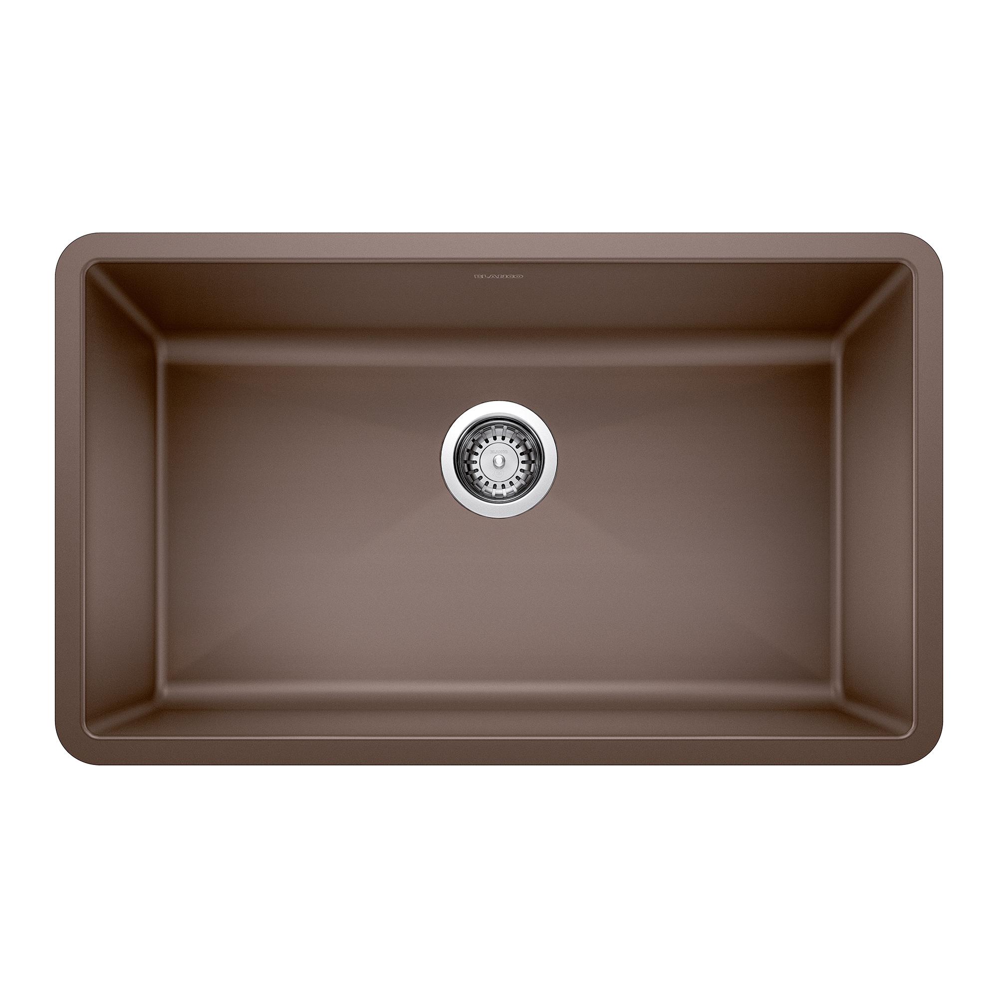 BLANCO 440147 Precis Silgranit Undermount 32-in x 19-in Granite Single bowl Kitchen Sink