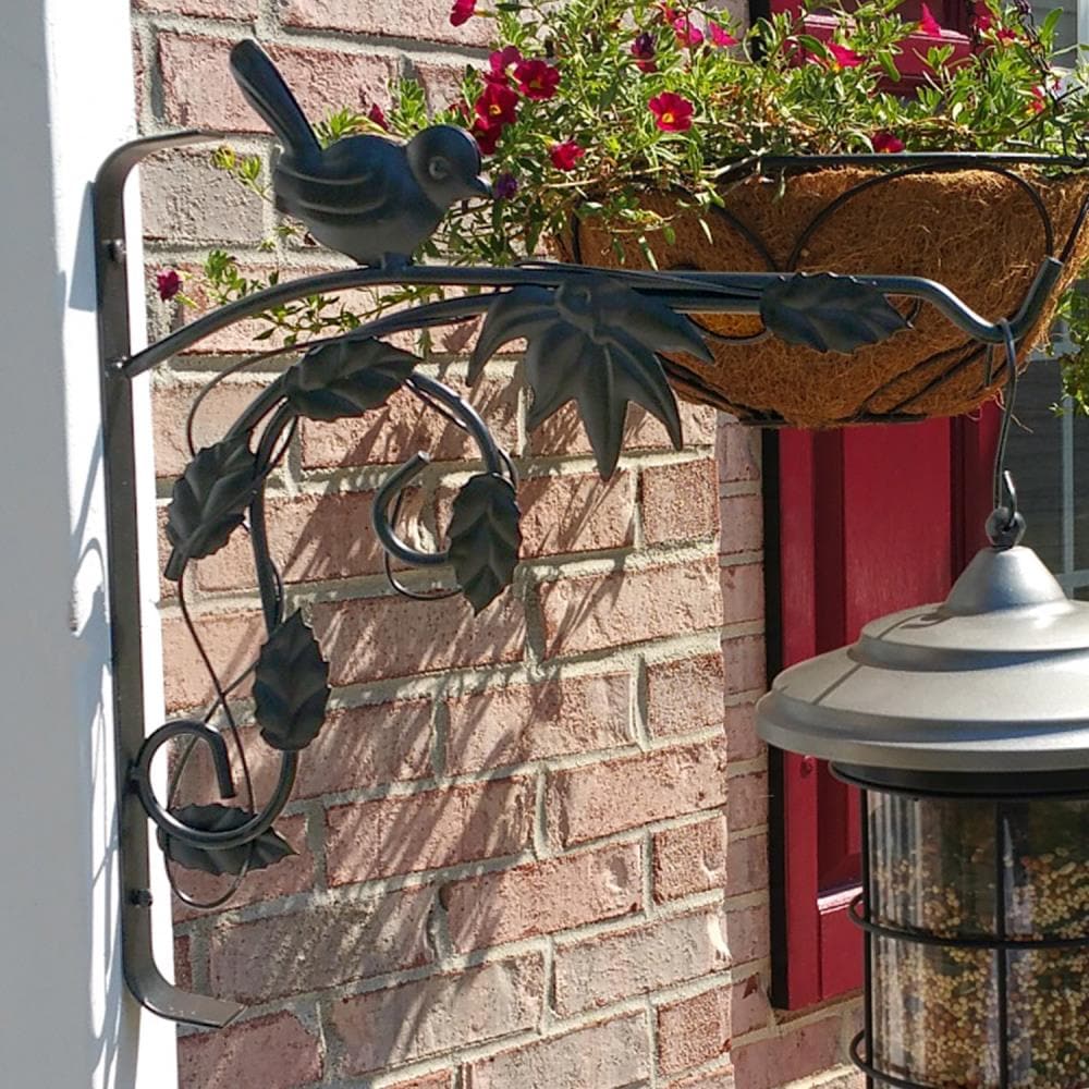 Patio Life 12.75-in Black Steel Plant Hook(s) in the Plant Hooks ...