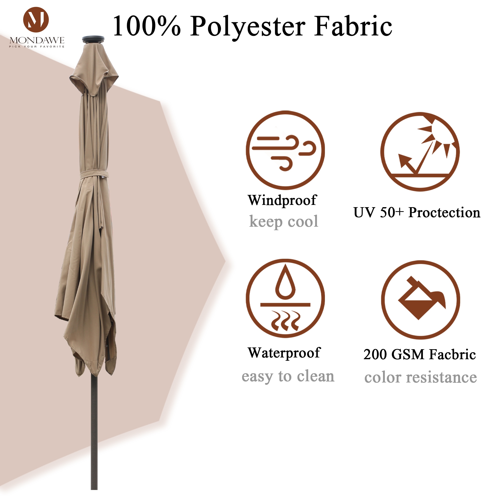 Mondawe 21300TPR-SM Umbrellas-2 - View #7