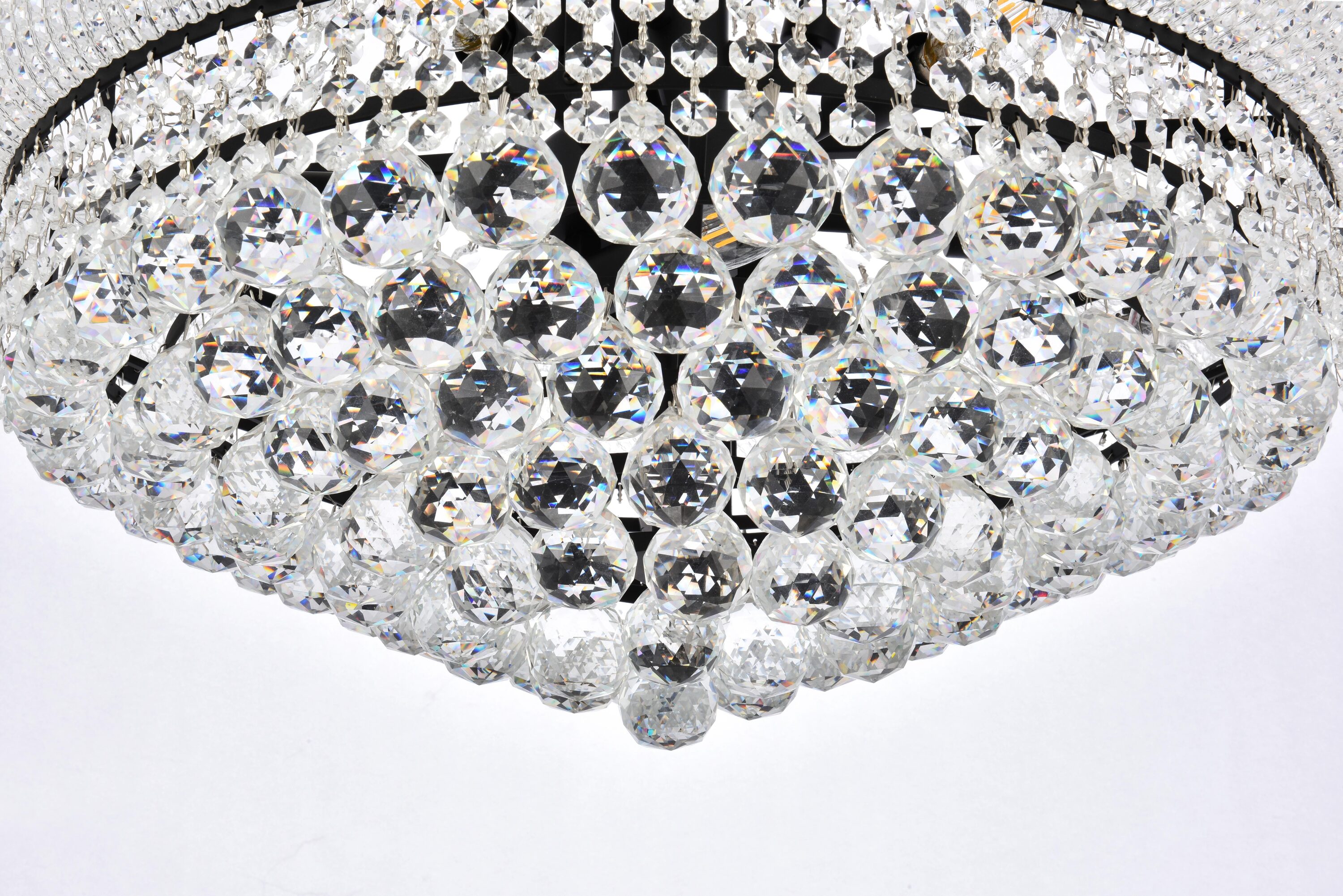 Primo Black and Crystal 14-Light Chandelier