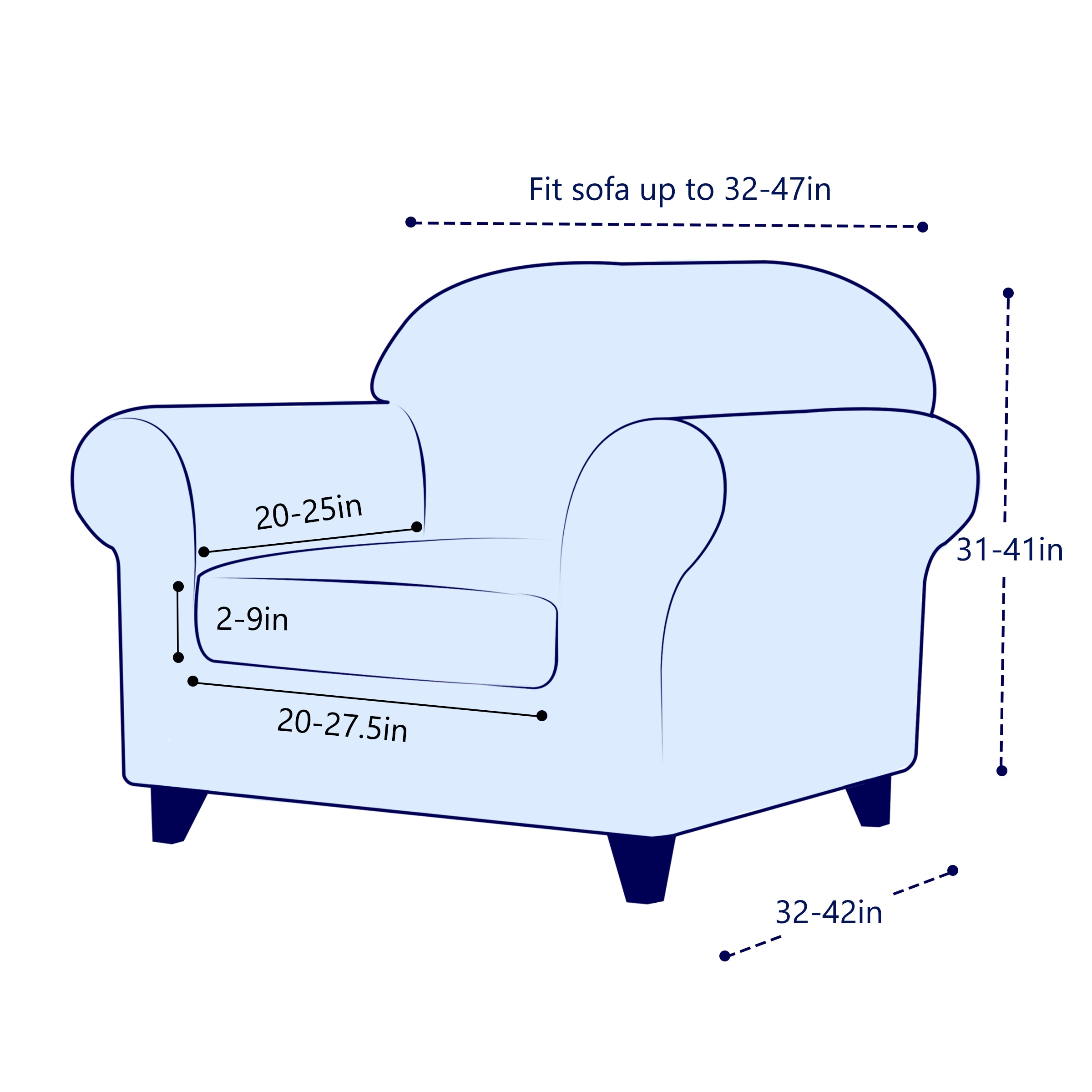 Subrtex SBTPTSFT02CH01 slipcovers - View #4