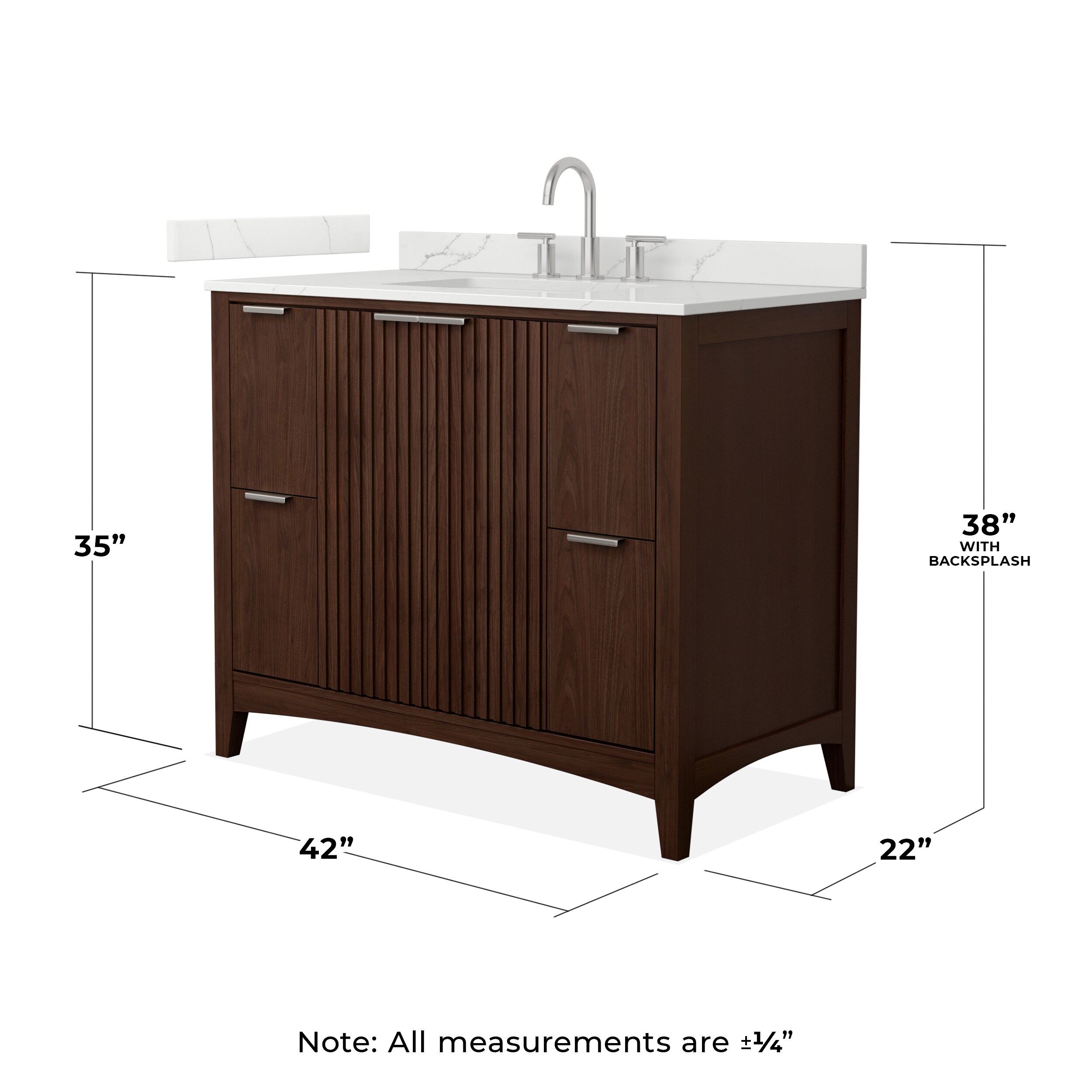 Wyndham Collection WCF919142SDWGTUS3MXX Bath-Vanity-Combo - View #5
