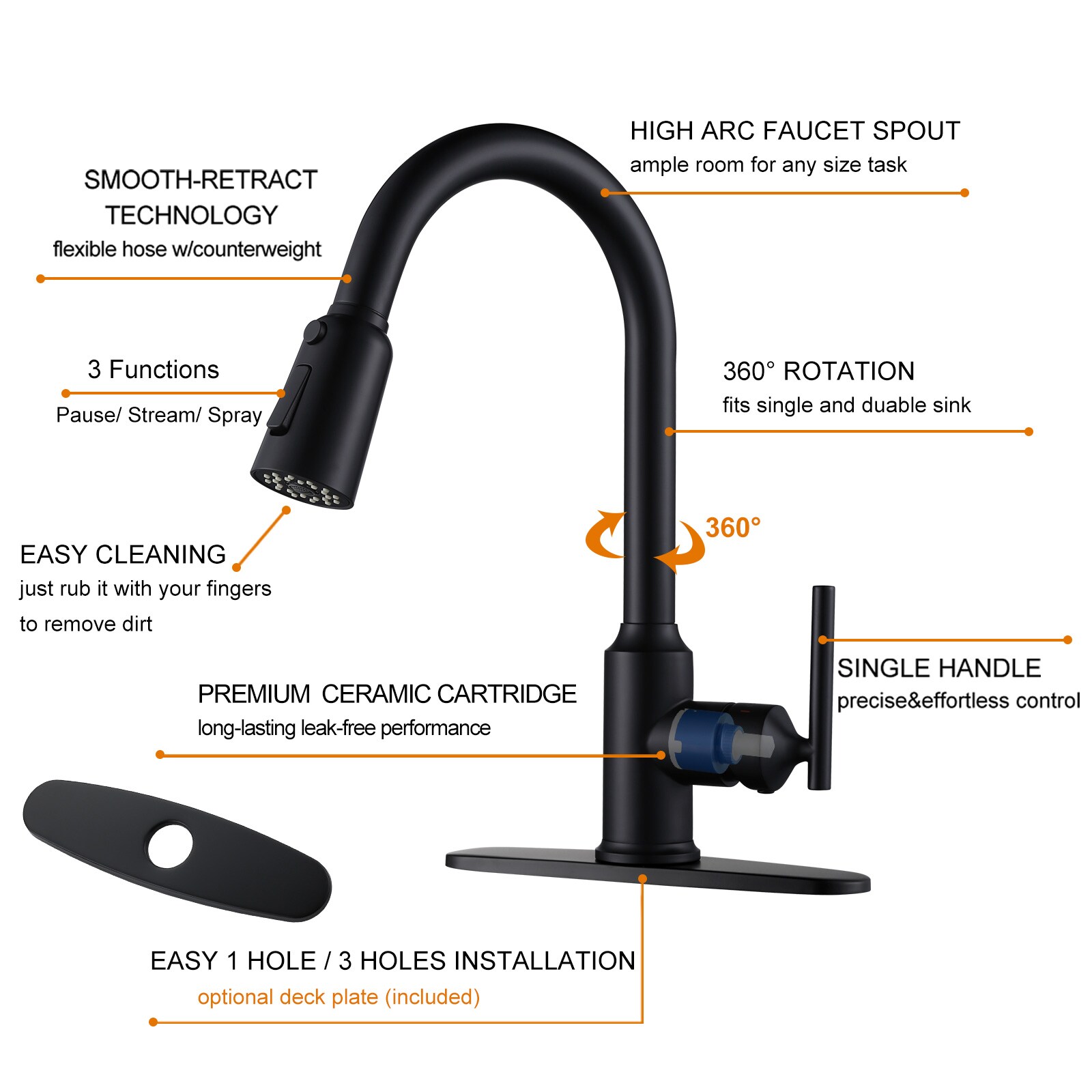 WOWOW 2312701B-LW Kitchen-Faucets - View #2