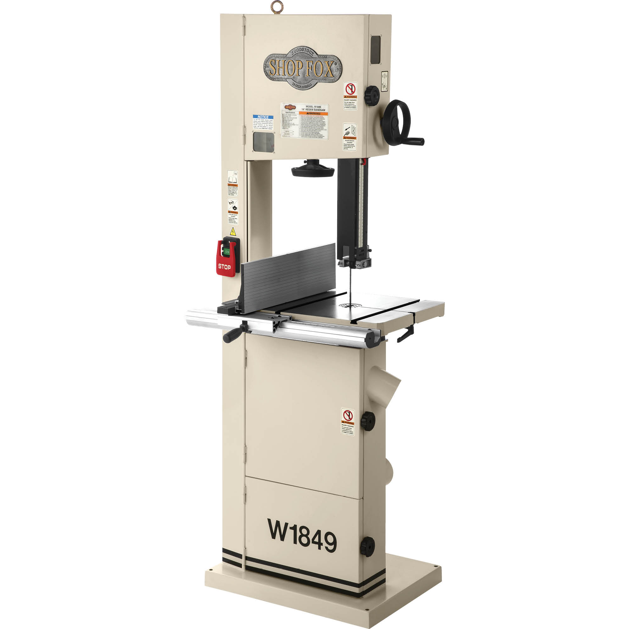Shop Fox W1849 13.5-Inches 19 -Amp Stationary Band Saw
