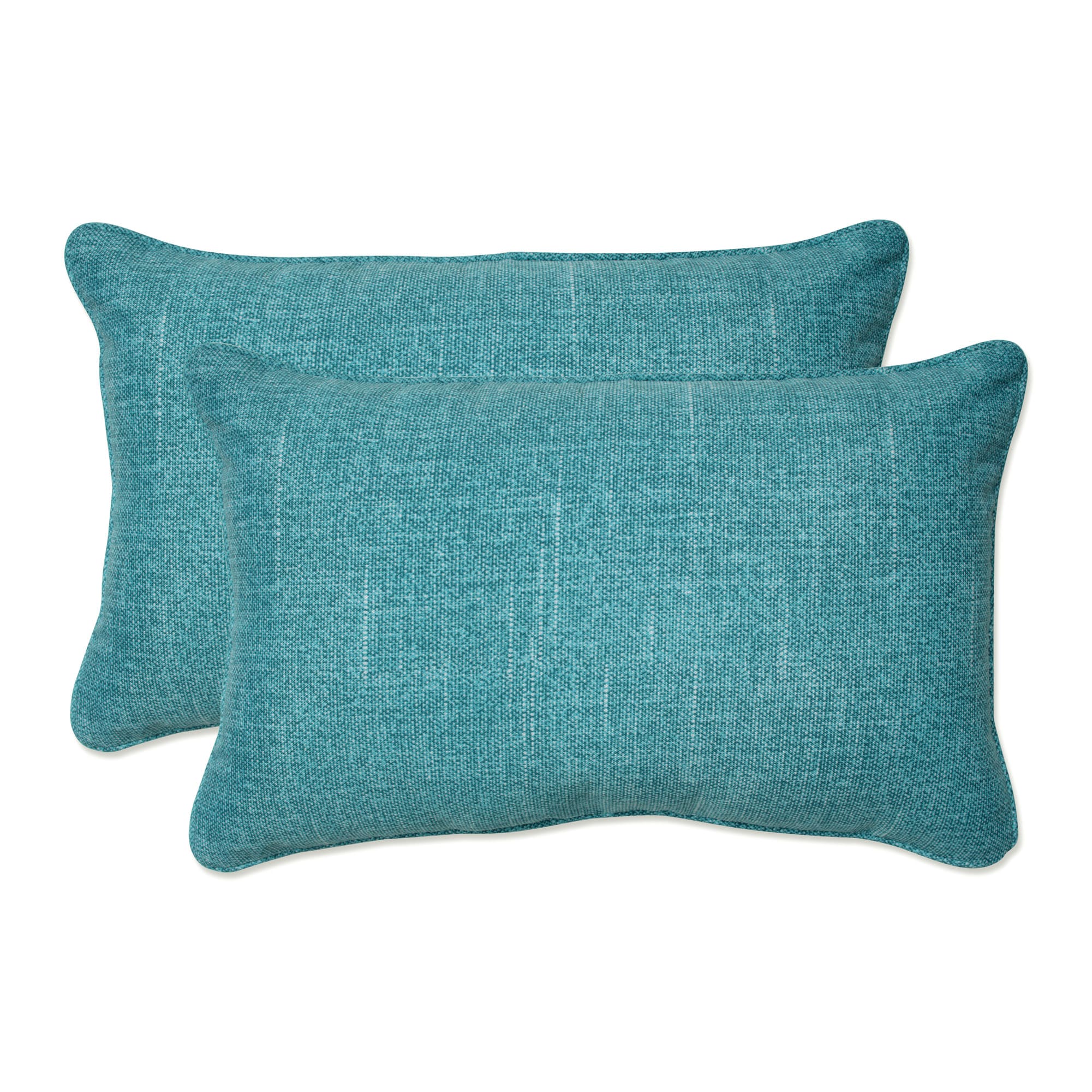 Pillow Perfect 678955 Tory Caribe Rectangular Throw Pillow (Set of 2) 2-Pack Graphic Print Green Rectangular Throw Pillow