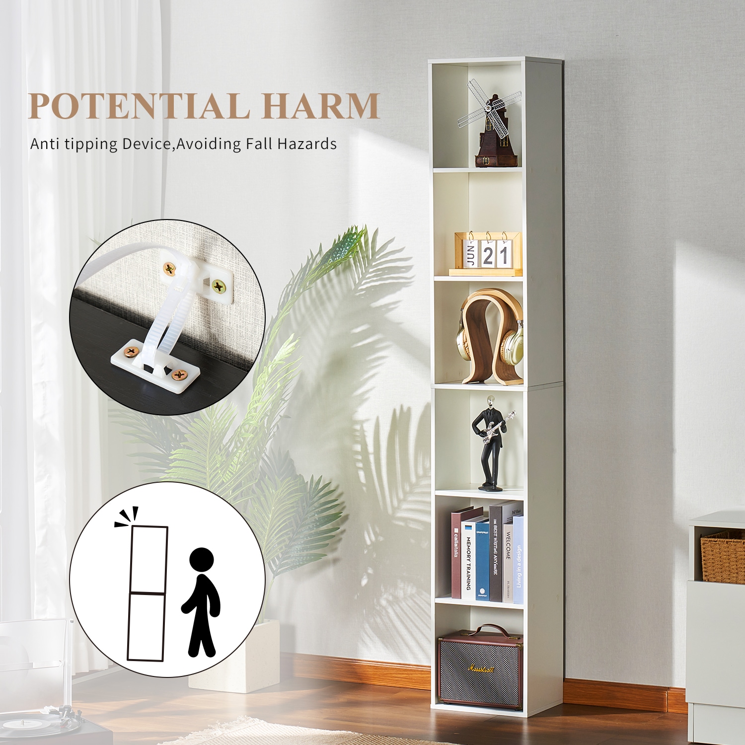 AOXUN H14036BK bookcases - View #3