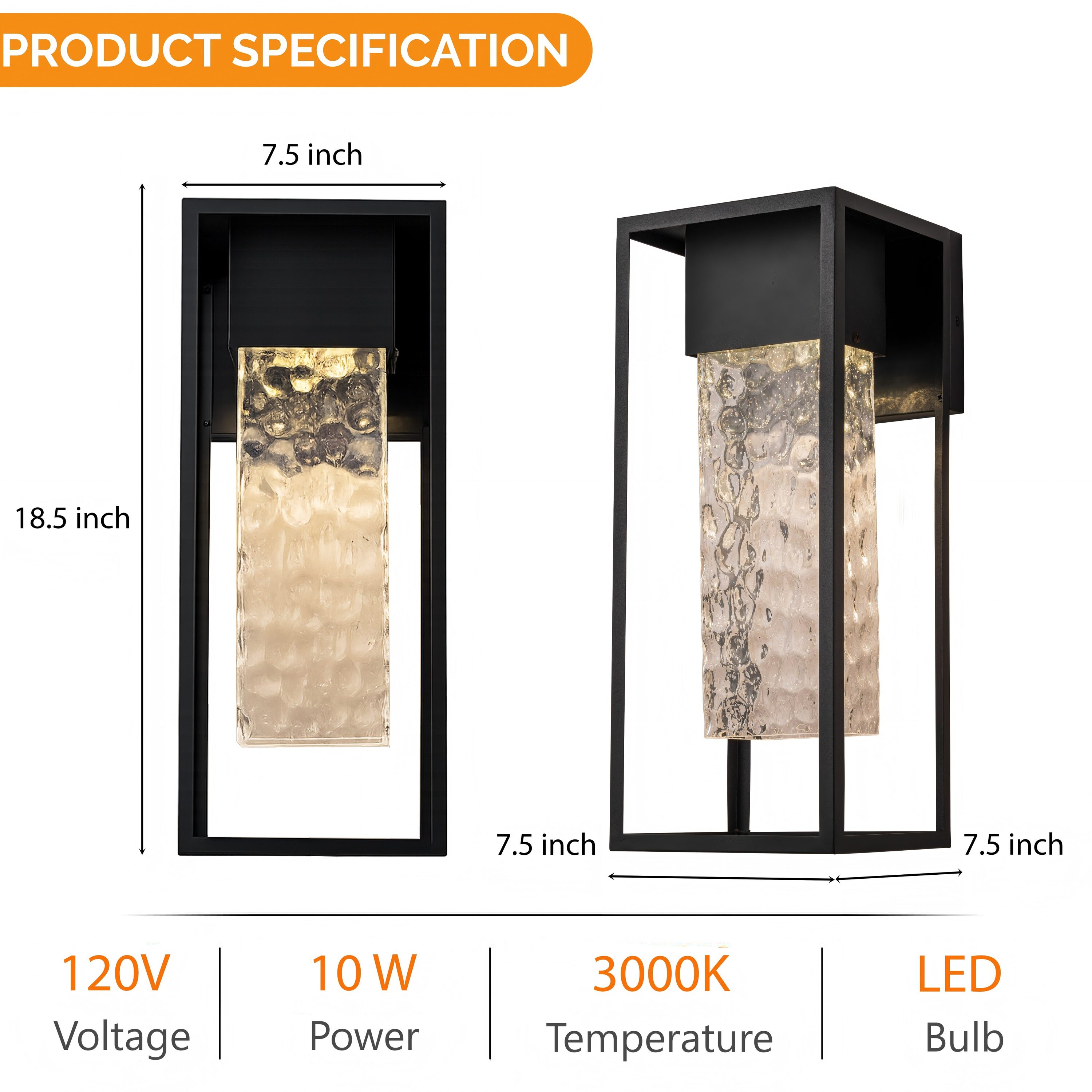 AloaDecor Lighting L7368W06A Outdoor-Wall-Lighting - View #3