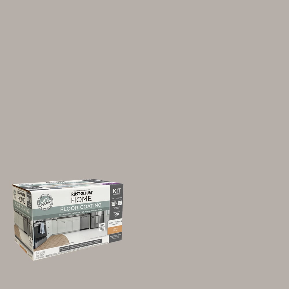 Rust-Oleum 363681T Home Floor Coating Greige Matte Interior Porch and Floor paint ( Kit )
