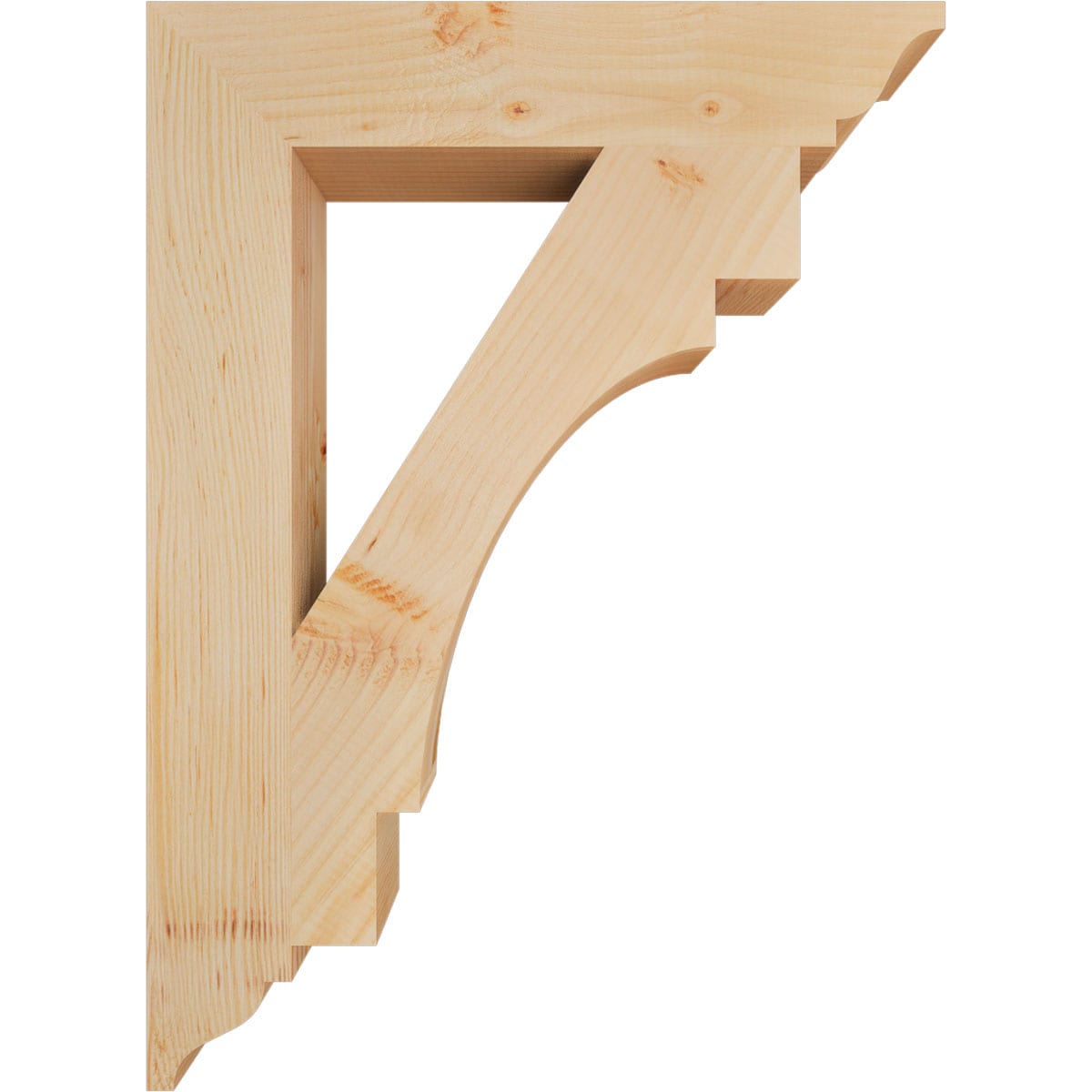Ekena Millwork BKT04X22X30MRC01SDF Exterior-Brackets-Braces - View #3
