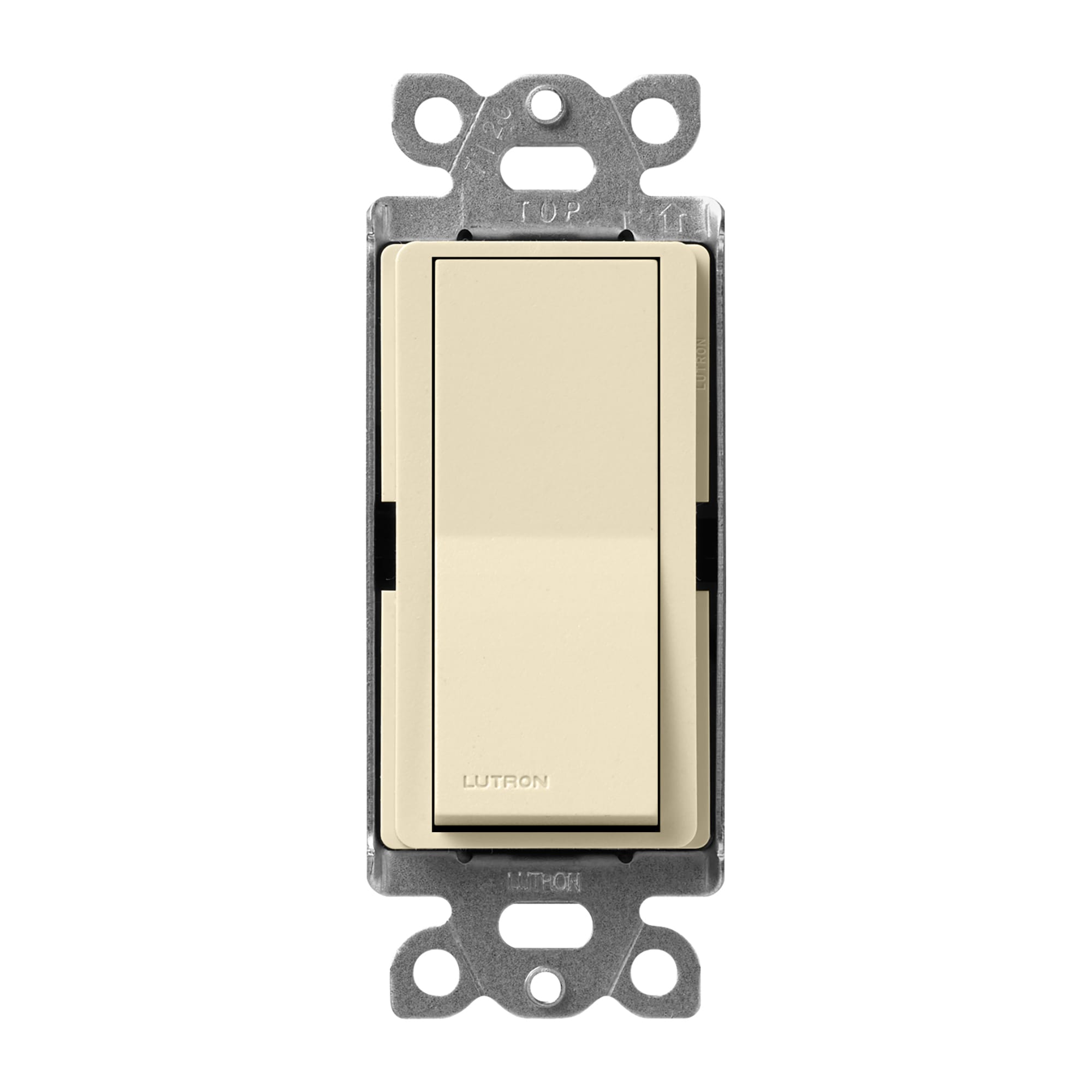 Lutron SC-1PS-SD Claro 15-amp Single-pole Rocker Master Light Switch , Sand
